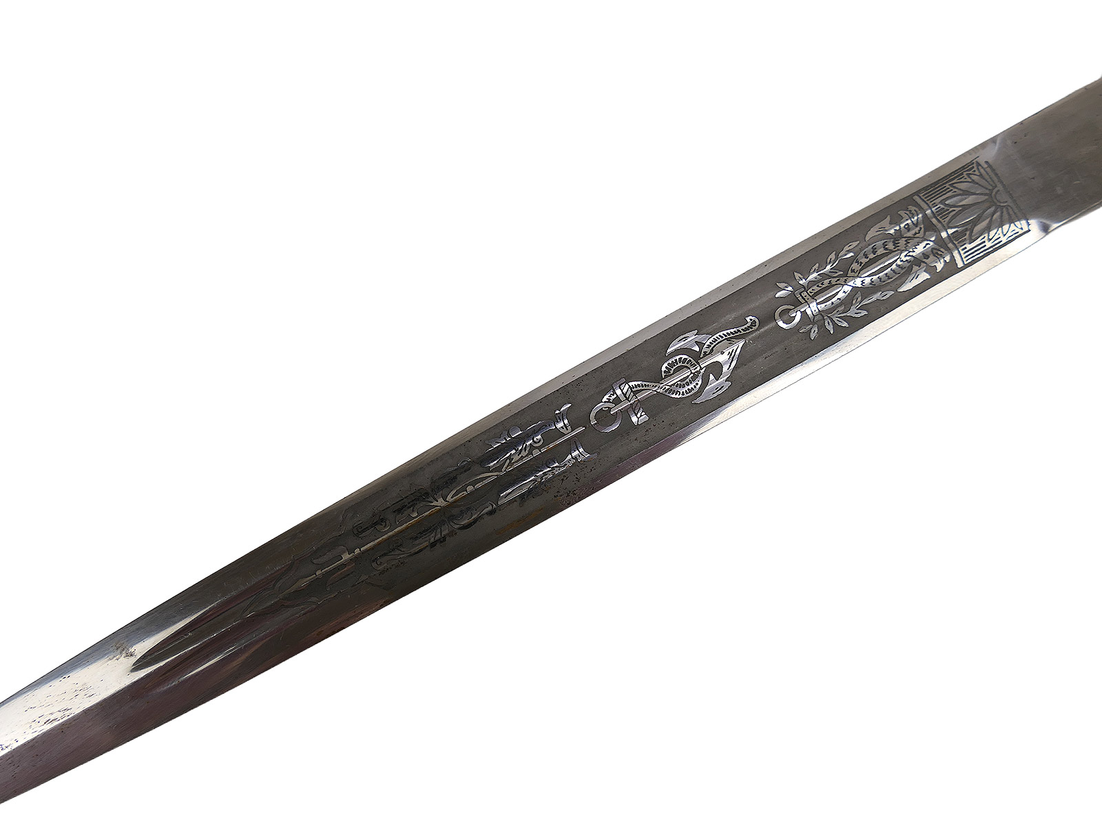 KM Kriegsmarine Officer’s Dagger, Navy Dagger M1938 with tassel and scabbard, TIGER Solingen COLLECTION