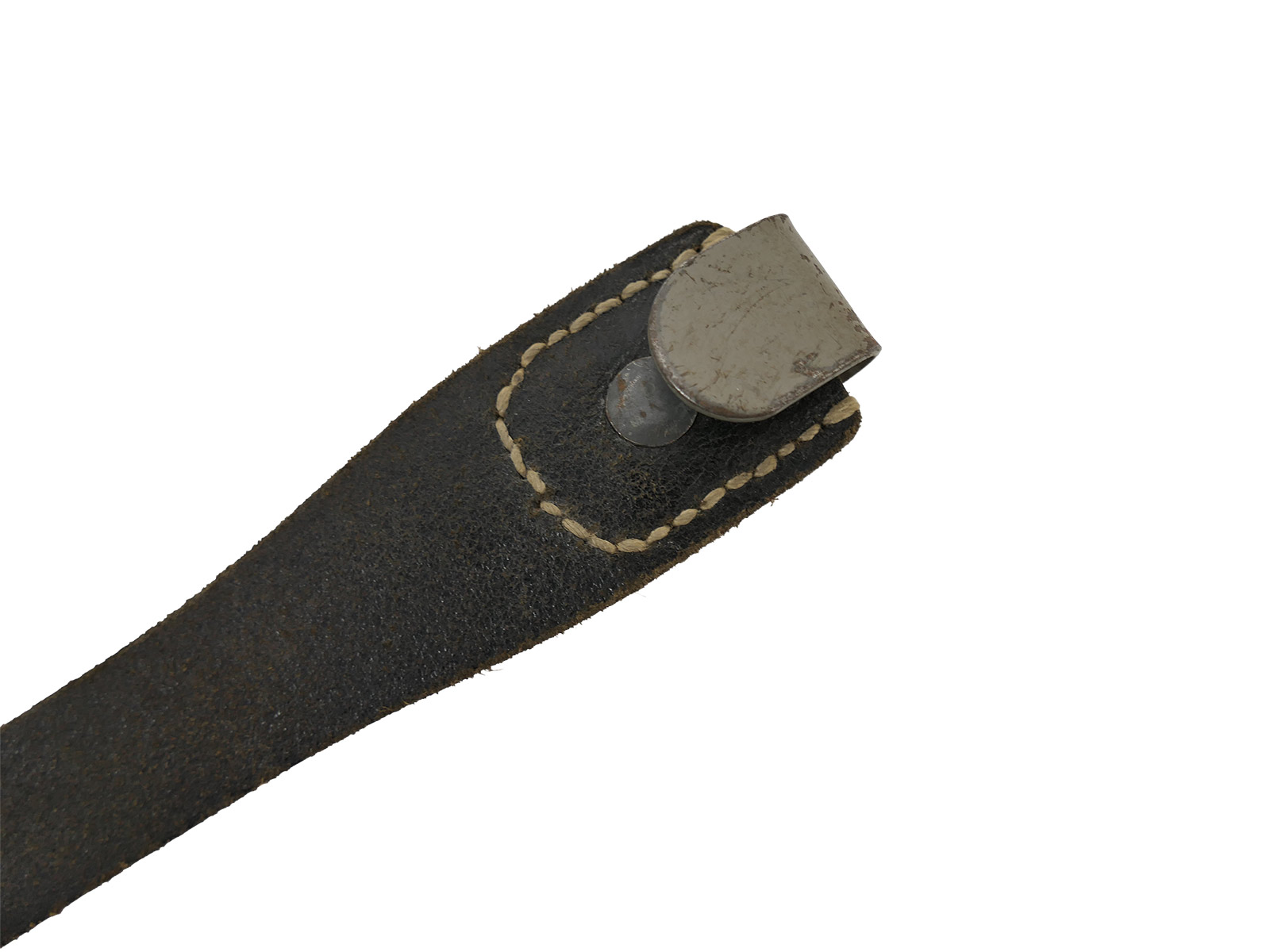 One-off item – Original Wehrmacht Y-strap leather belt carrier by Franz Brehme, 1942. Top condition!  COLLECTION