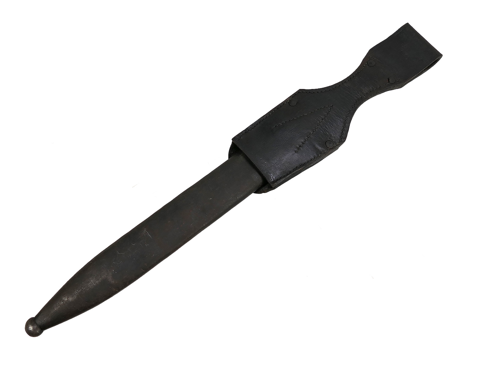 WK1 M98/05 bayonet, Mauser A.G. Oberndorf 1916, with acceptance mark and belt lug