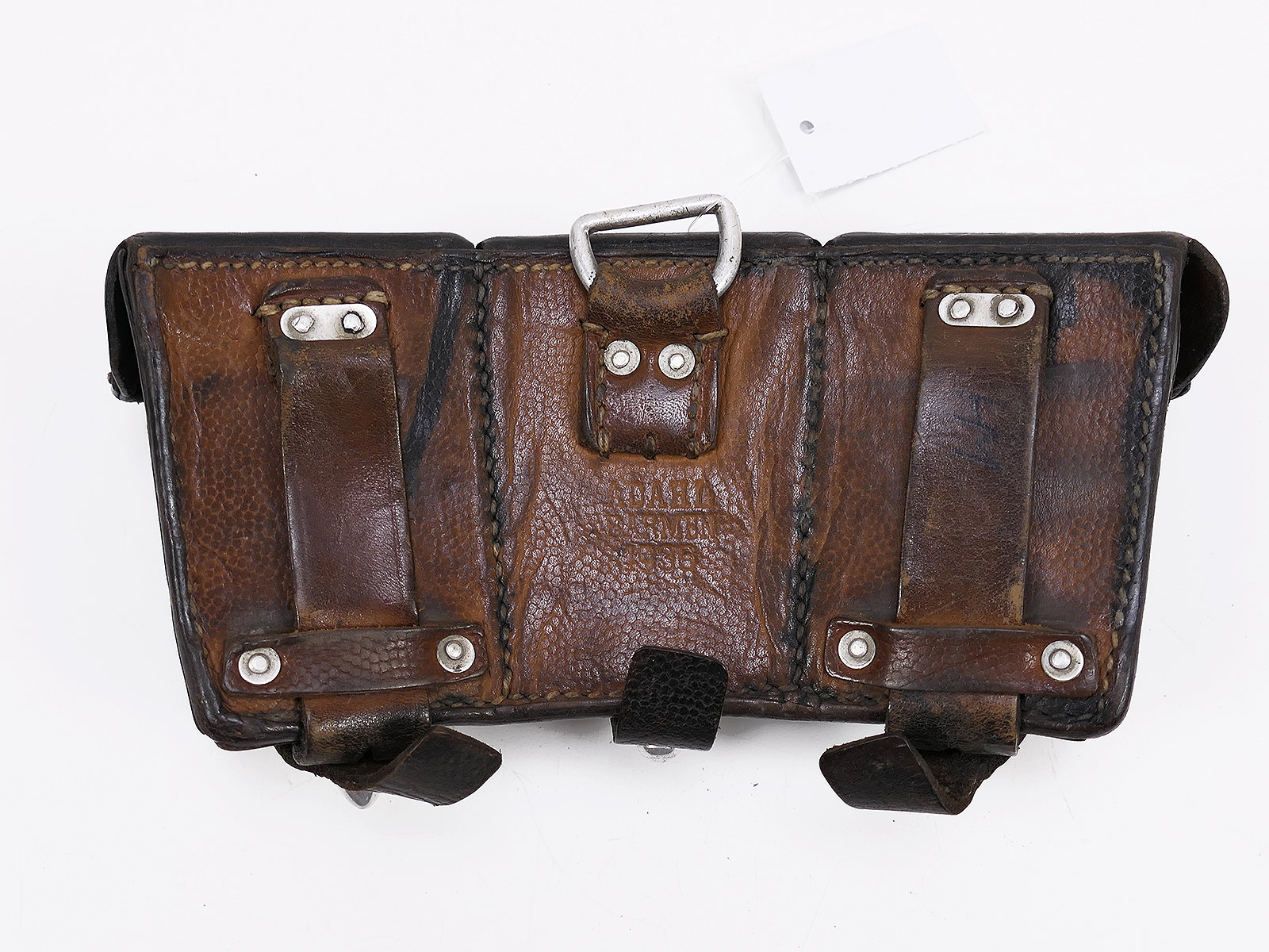 One-off item – Wehrmacht K98 3-round cartridge pouch, BRAUN ORIGINAL, with manufacturer’s mark, 1936 COLLECTION