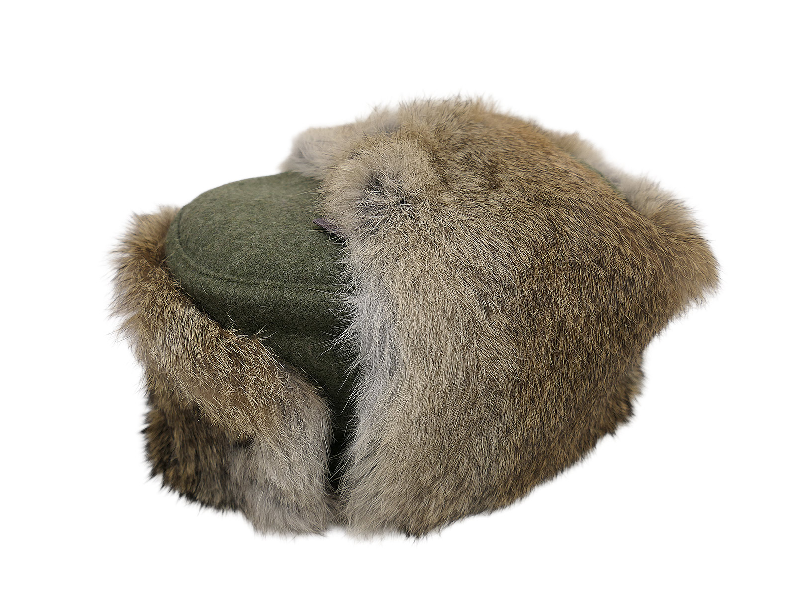 58/2 Wehrmacht Eastern Front winter cap, fur cap, rabbit fur, hare fur, field cap, size 58