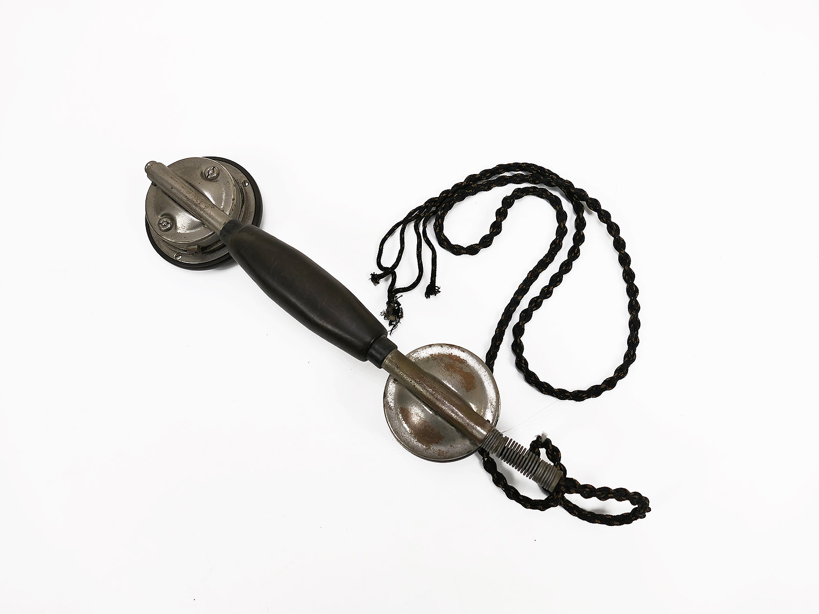 #2/ Antique vintage telephone handset handset telephone field telephone 