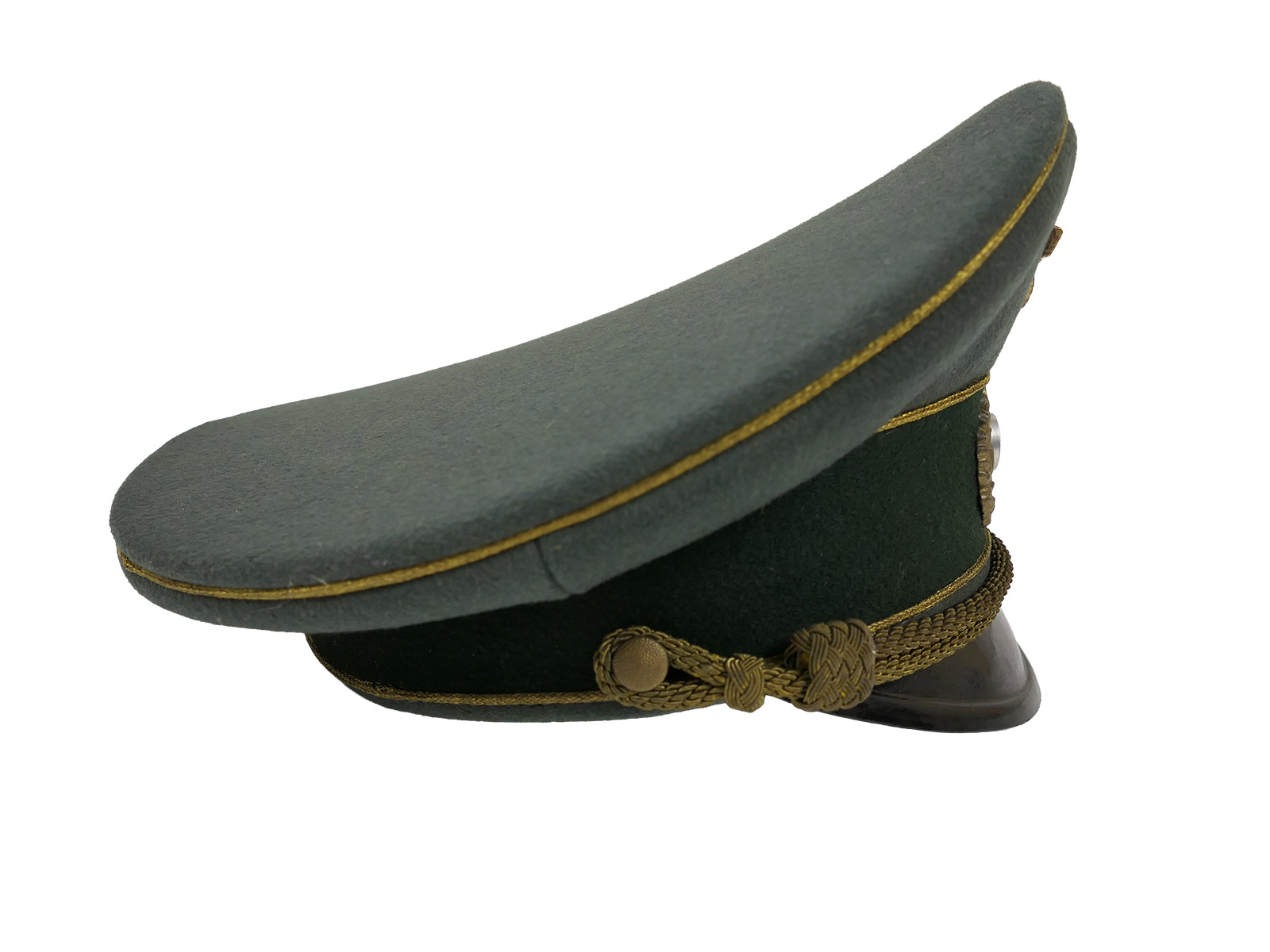 Antique Wehrmacht General’s peaked cap, size 58, with excellent patina – COLLECTION BATTLE WORN