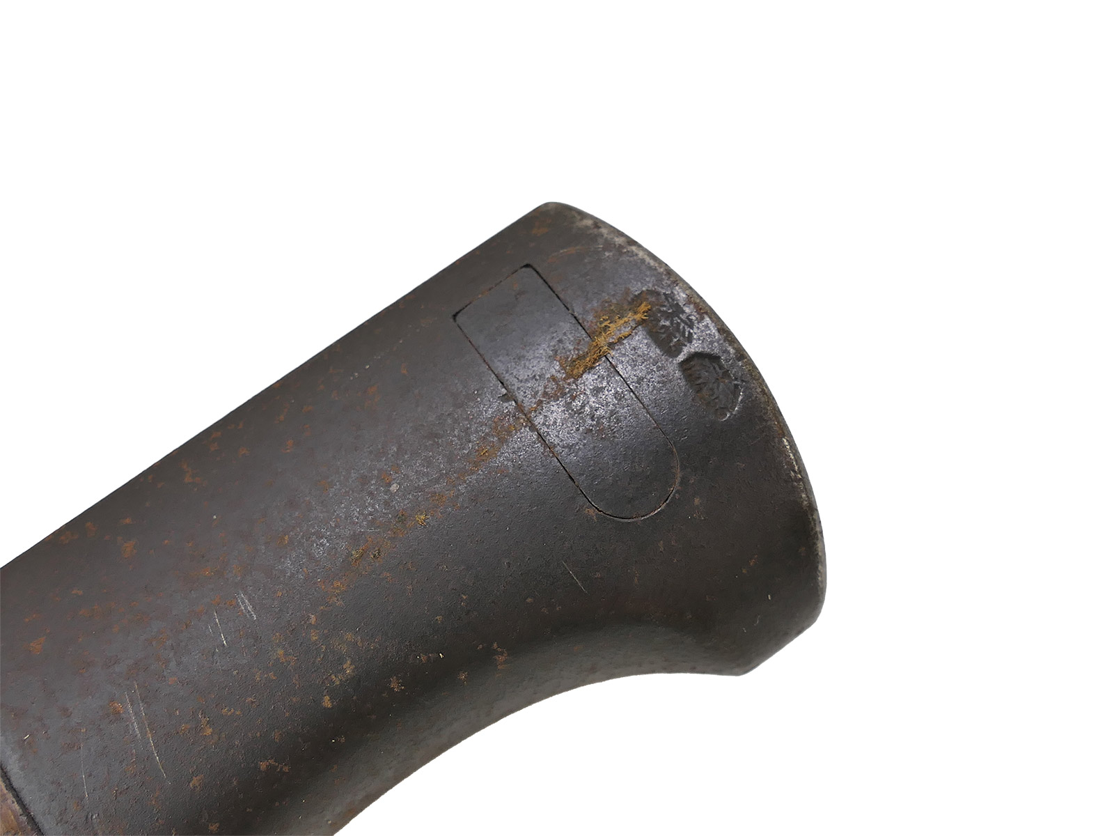 Wehrmacht M84/98 S/174 bayonet, 1937 K98 carbine / sidearm with scabbard, BATTLE-WORN