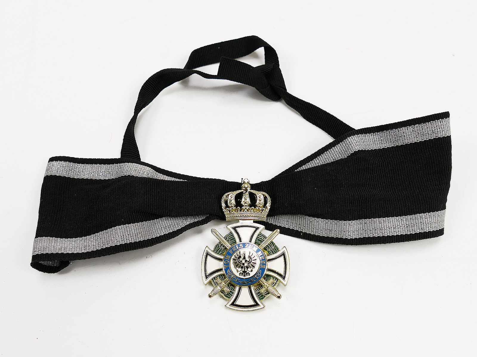 Royal House Order of Hohenzollern-Prussia: Knight’s Cross with Swords on a ribbon