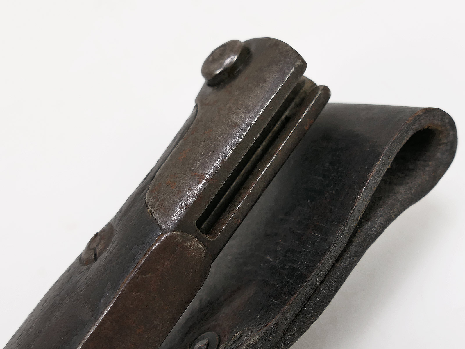 WK1 M98/05 bayonet, Mauser A.G. Oberndorf 1916, with acceptance mark and belt lug