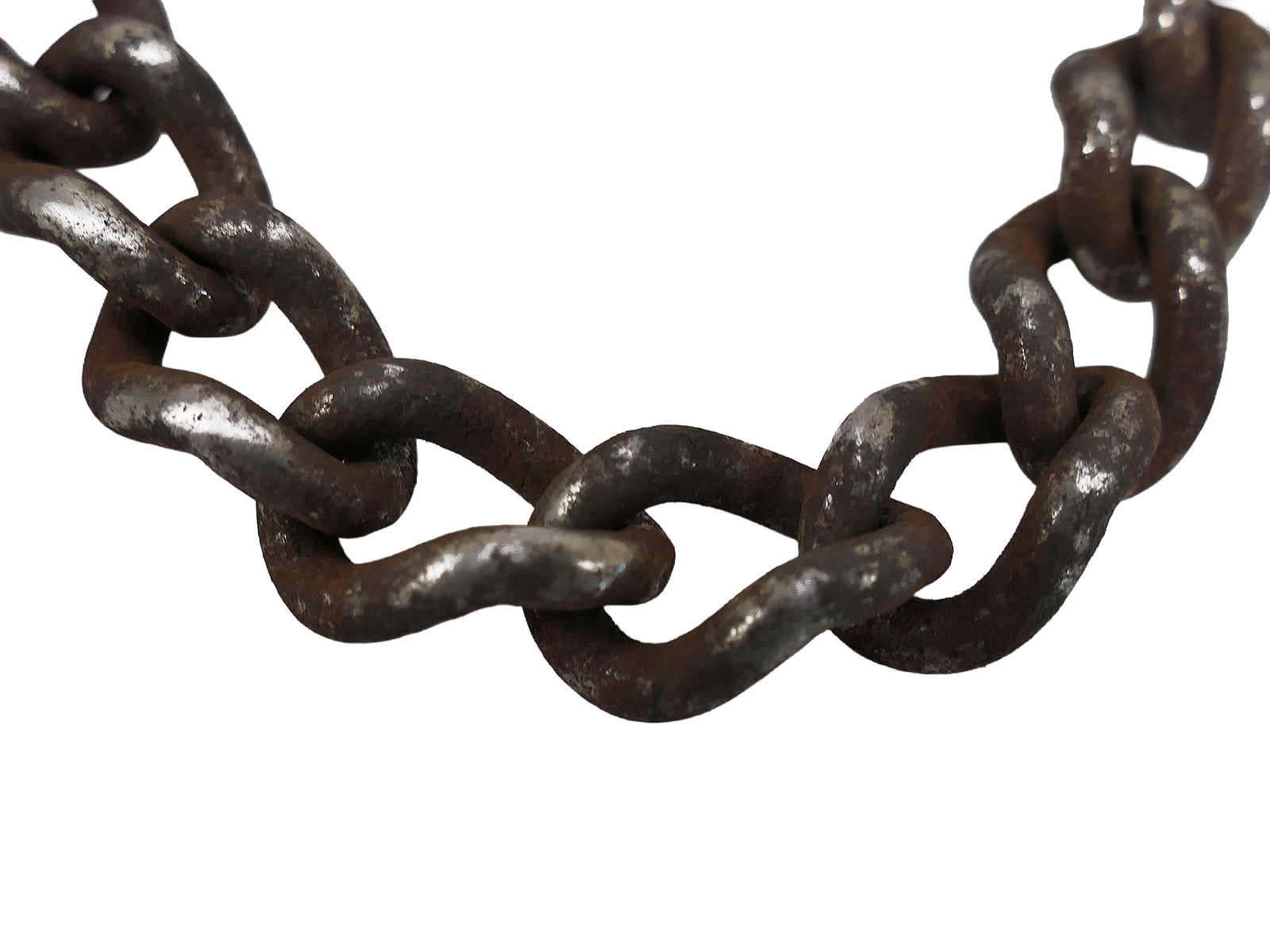 #F SS Hand Gag Gag Chain Restraint, Display or Gag Chain ANTIQUE