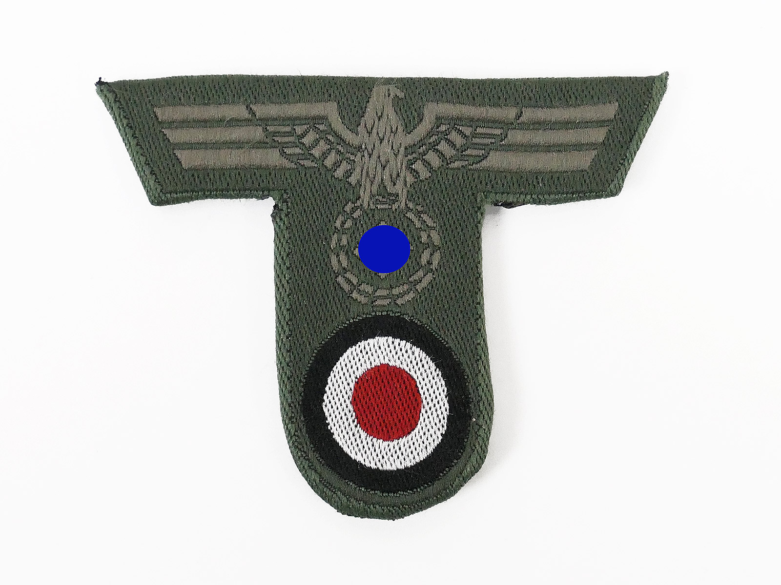 Gebirgsjäger T-eagle cap eagle field cap cap badge UV negative / folded + folded over