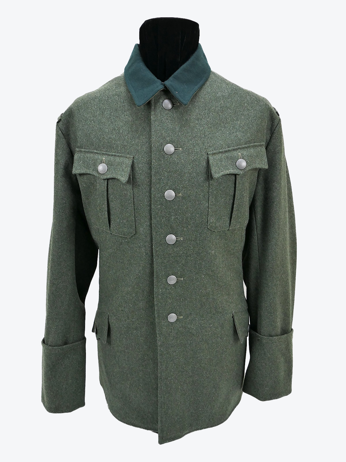 P1368413 Wehrmacht M36 officer's field blouse uniform with gauntlets