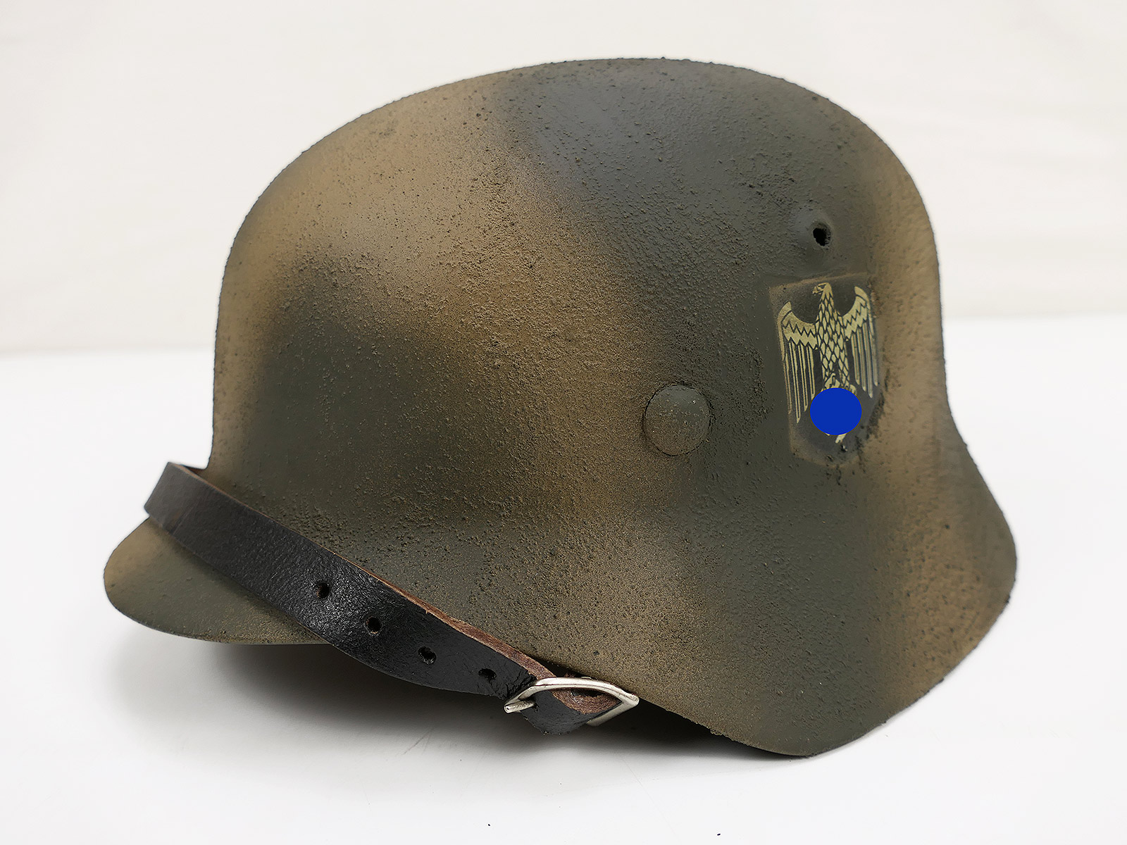 #77 Wehrmacht Normandy camouflage SD steel helmet M35 M40 Rauhtarn camouflage helmet size 57/58