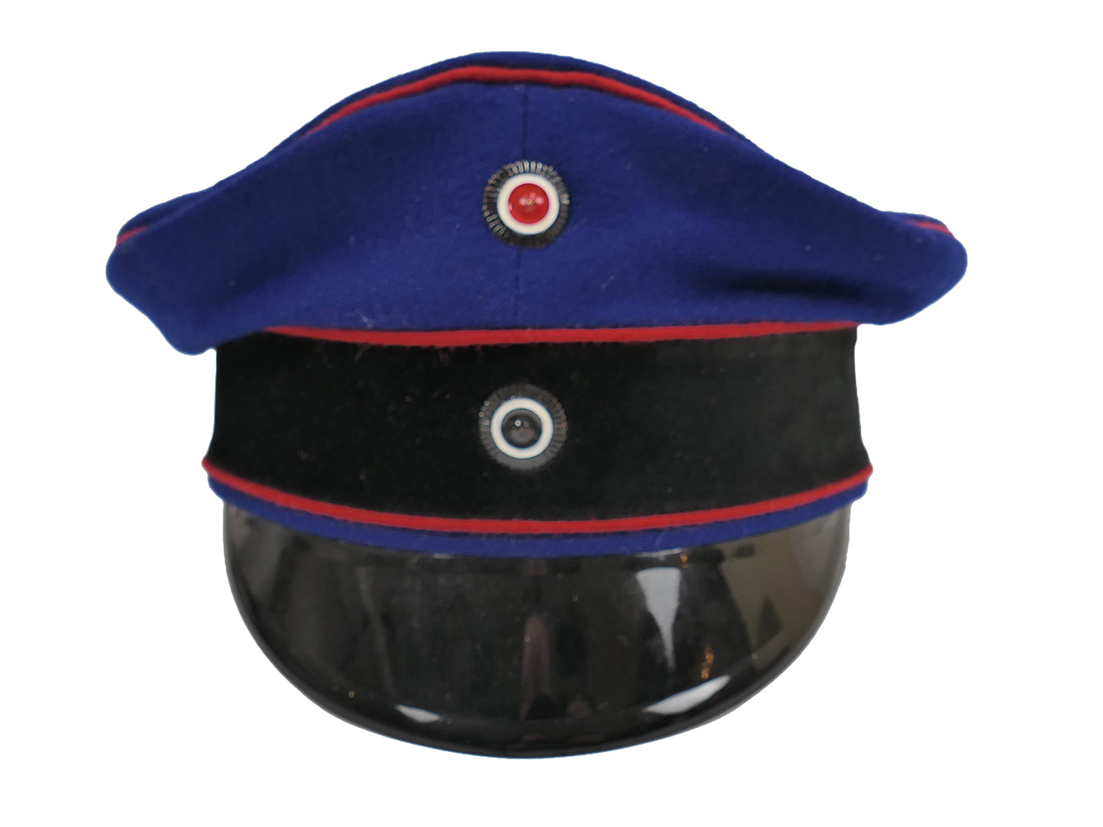 One-off WK1 Prussian peaked cap, artillery officer’s field cap, size 57, COLLECTION