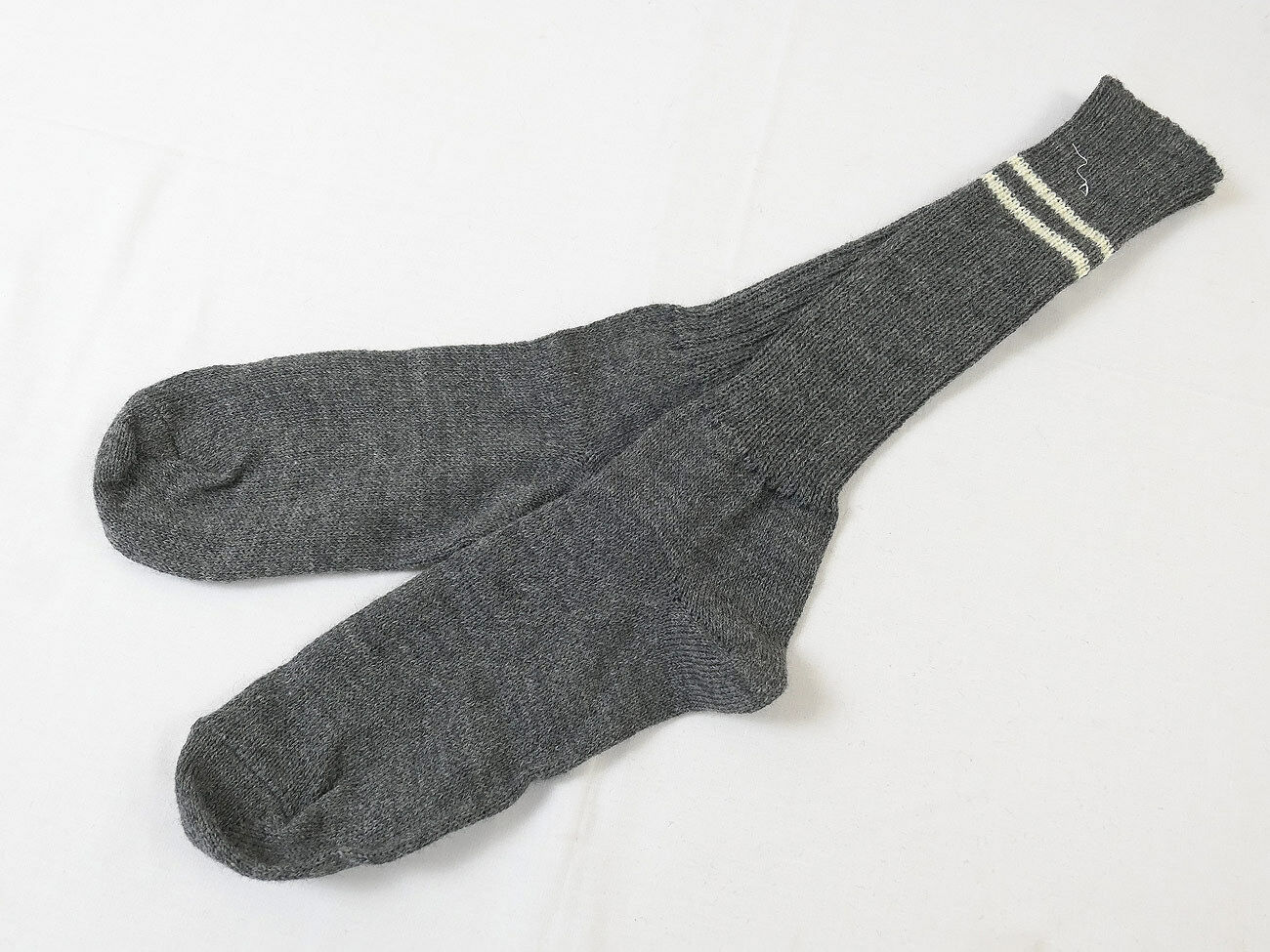Wehrmacht wool socks boot sock socks field gray with size ring size 2 (43/44)