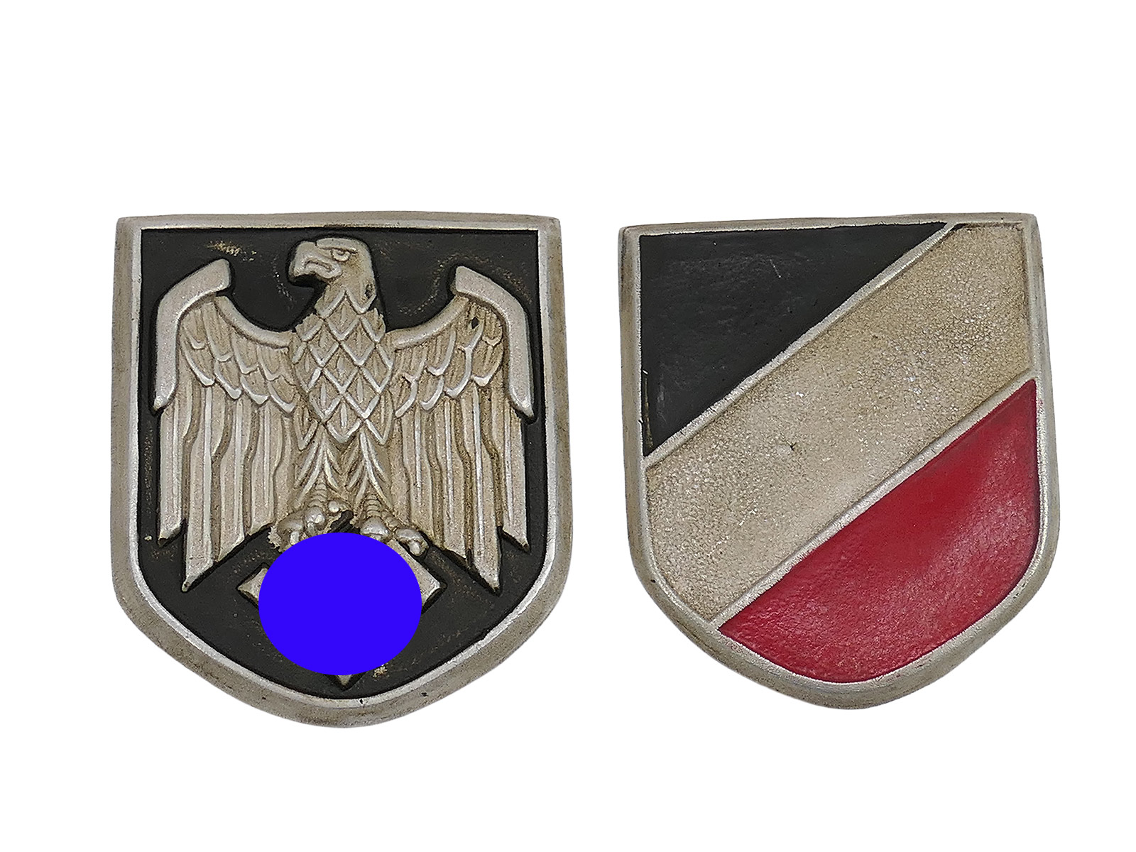 Wehrmacht DAK helmet badge for the African Corps tropical helmet (Army) 