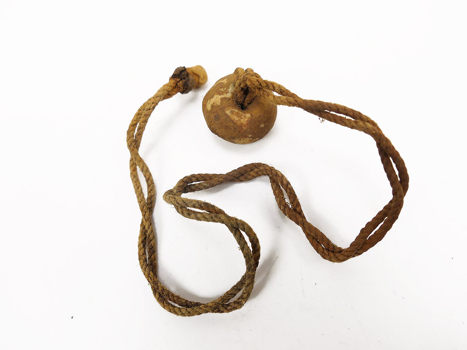 #02 Wehrmacht Bodenfund trigger bead with trigger cord spare part deco M24 stick grenade