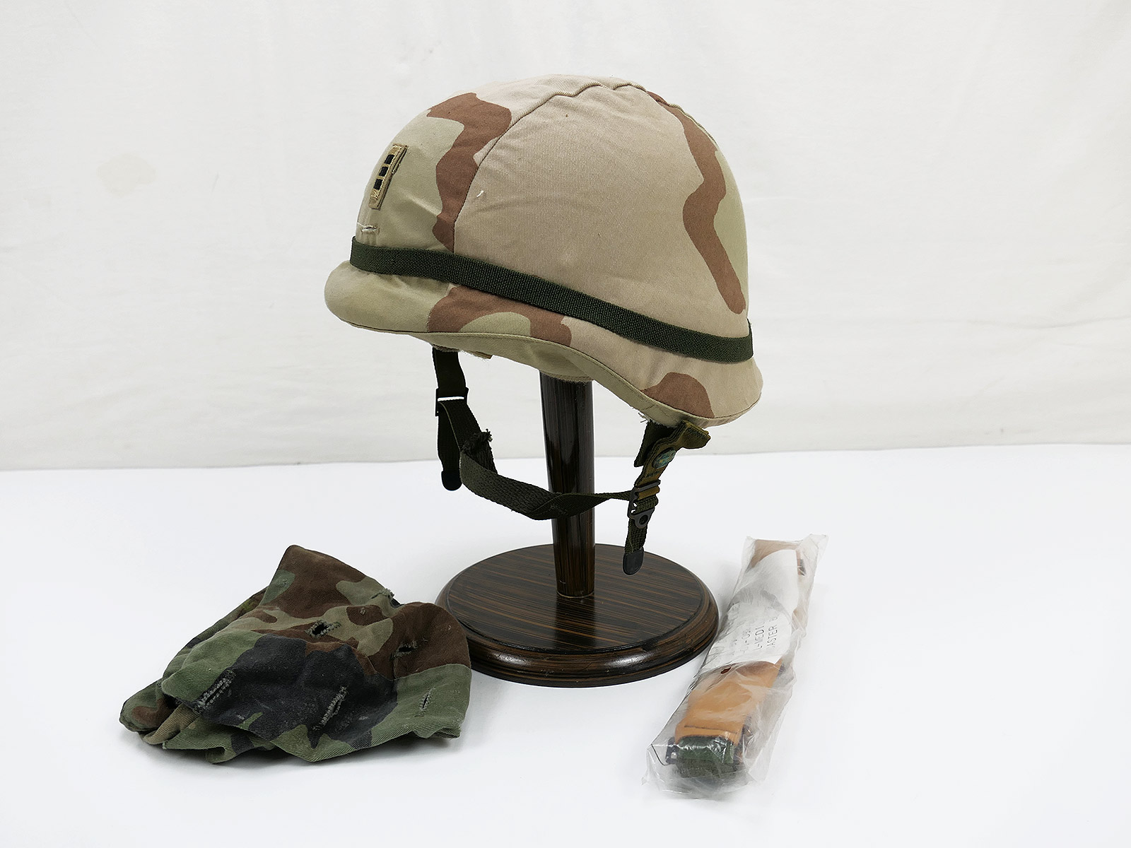 Nato PASGT combat helmet Infantry Combat helmet size S with US Desert + Woodland helmet cover