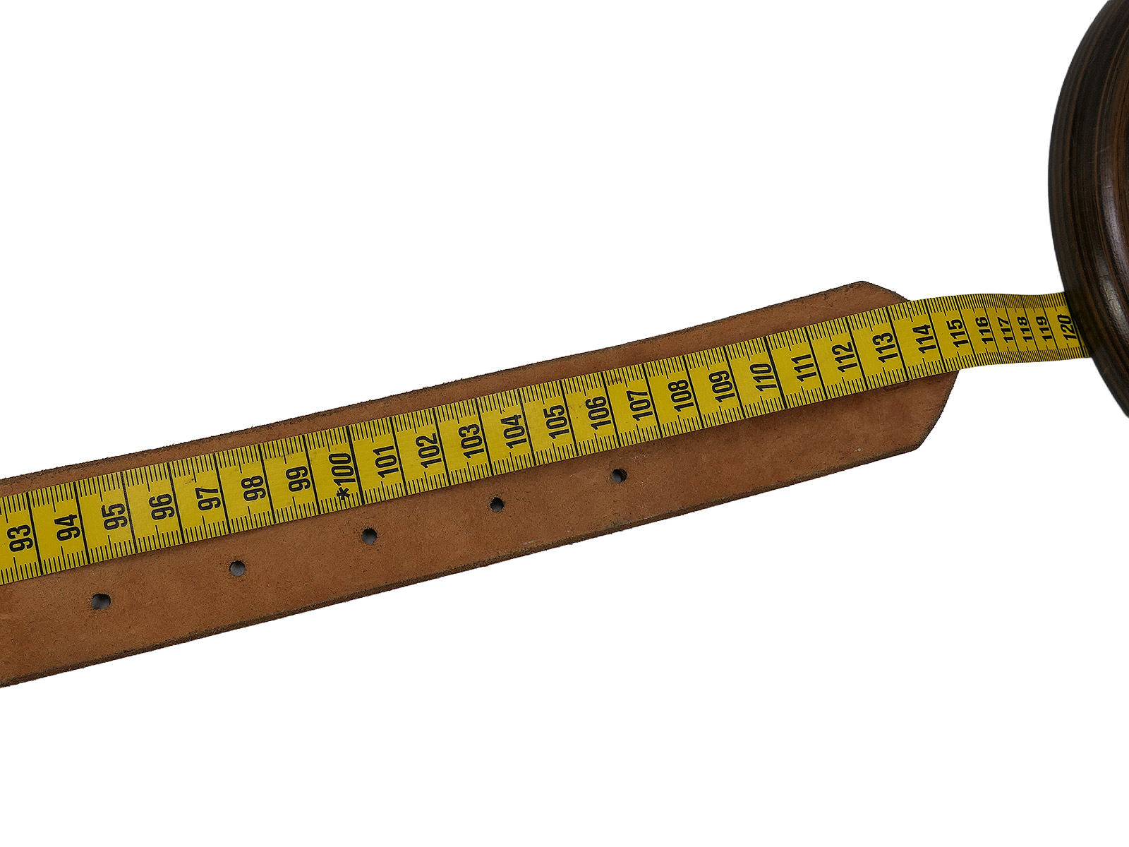 One-off item – Wehrmacht black leather belt, double-pronged officer’s belt, 115 cm