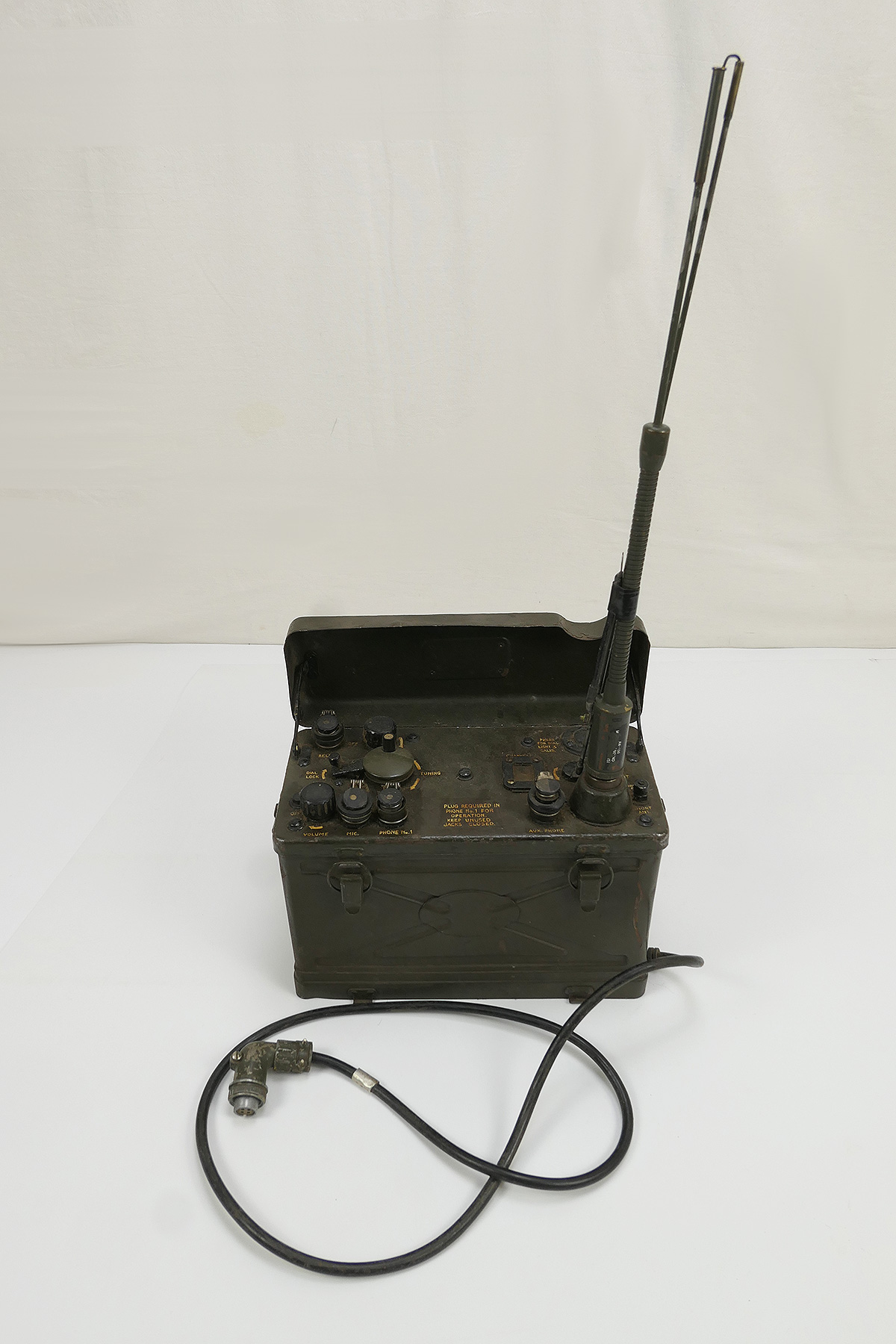 Vietnam US Army RADIO BC-1000 RADIO + Accessories Antenna Vietnam