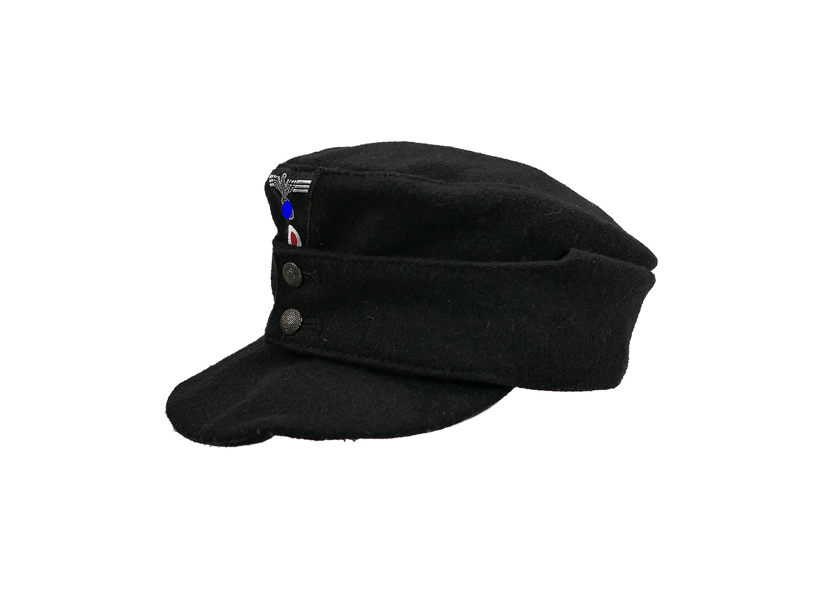 Wehrmacht M43 armoured cap field cap M1943 with effects trapeze cap eagle size 58 with fluffy peak