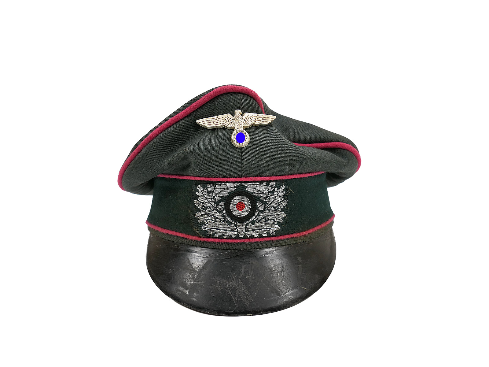 Wehrmacht officer's peaked cap, smoke-launcher special class, extra size 58, with insignia – COLLECTION 