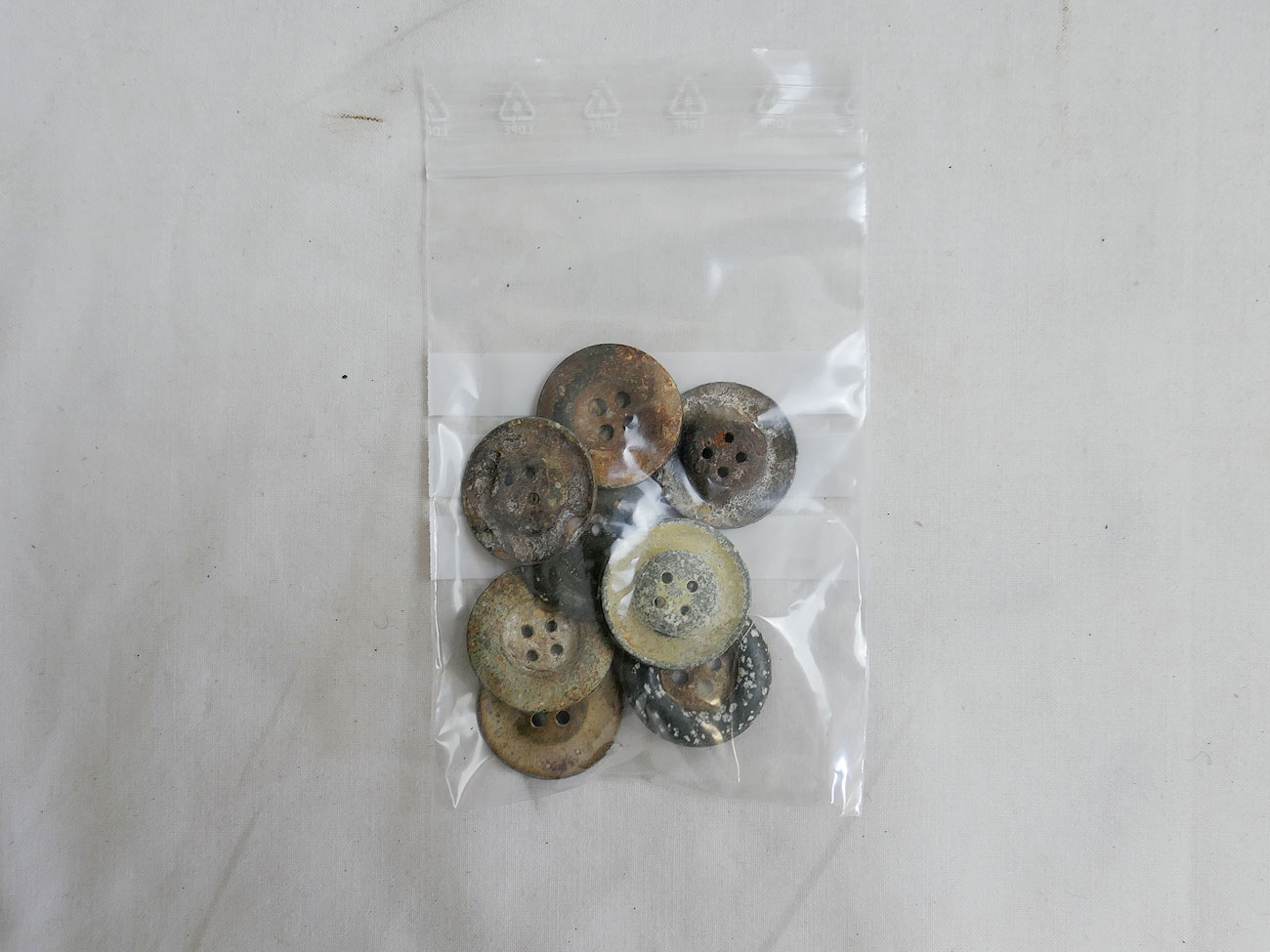 Wehrmacht Luftwaffe Uniform Buttons Tent Track Buttons Buttons 10 pieces 22 mm diameter