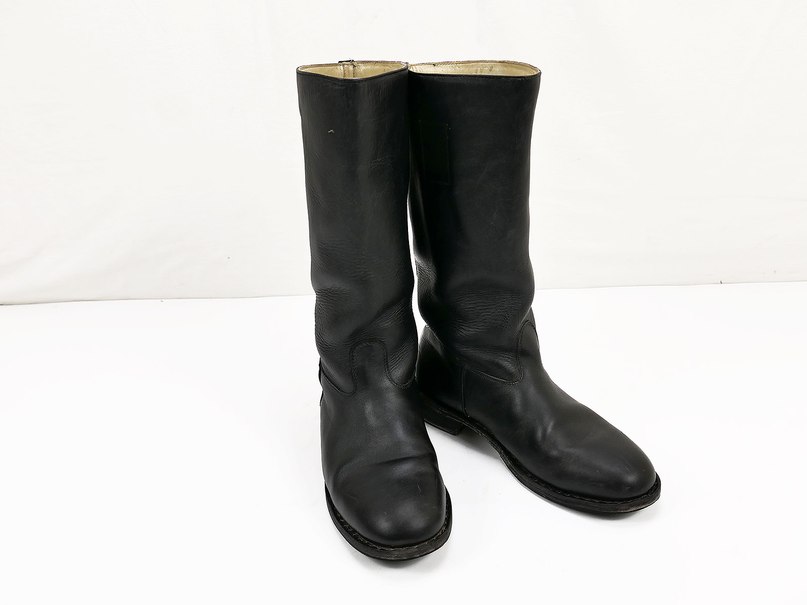 Type Wehrmacht leather boots Knobelbecher Schaftstiefel Wachbataillon with horseshoe 270/109