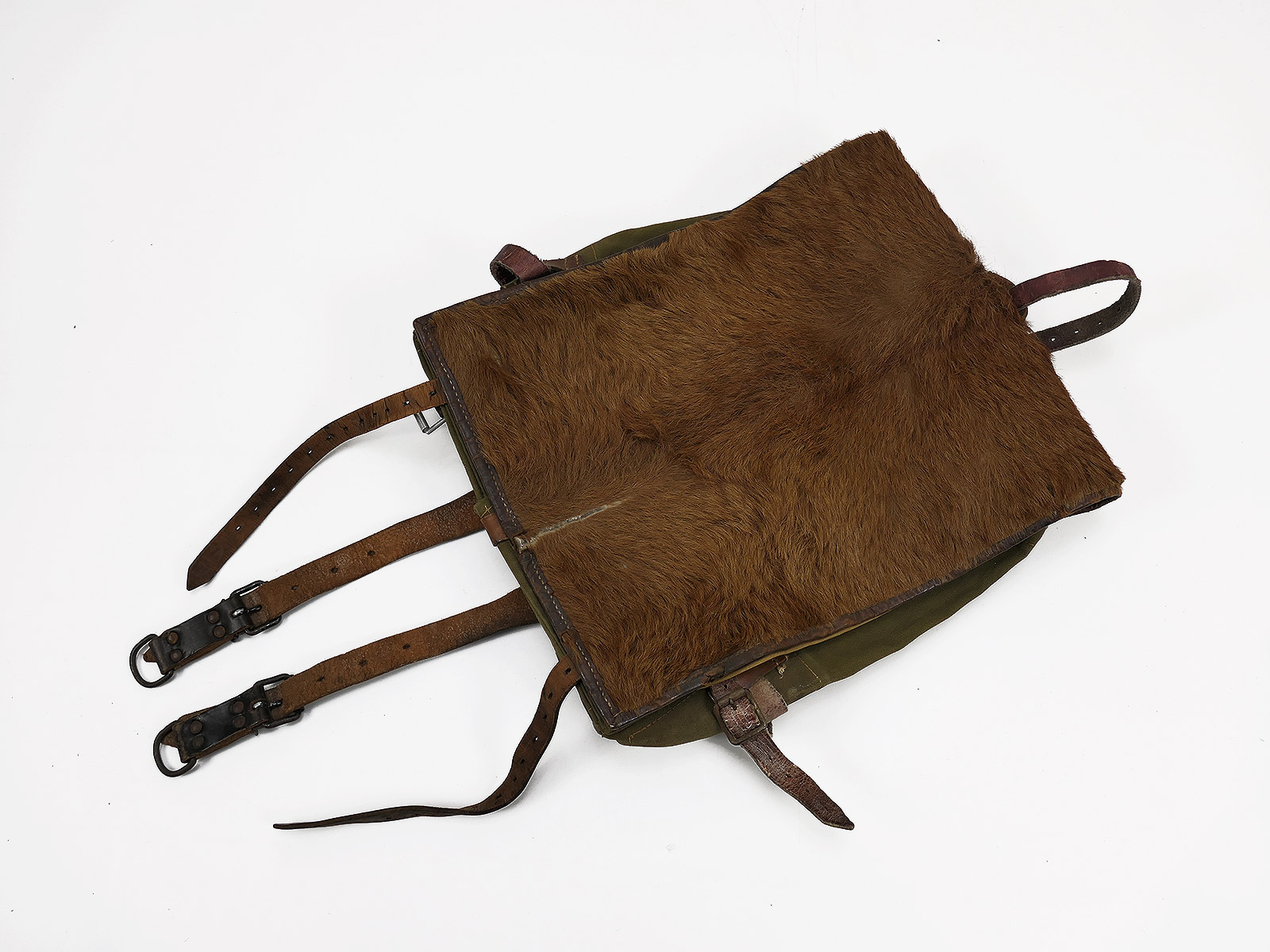 Wehrmacht knapsack monkey rucksack 1936 2nd / I.R. 67 fur rucksack