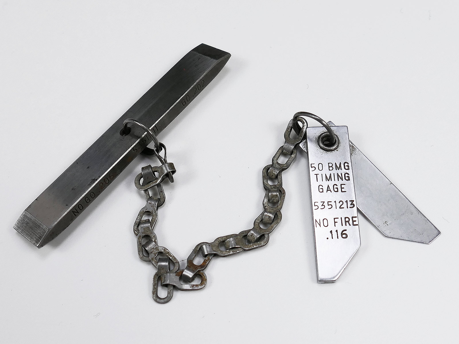 US ARMY Timing Gage and Headspace Tool Cal .50 BMG M2 / Cal .30 Browning machine gun