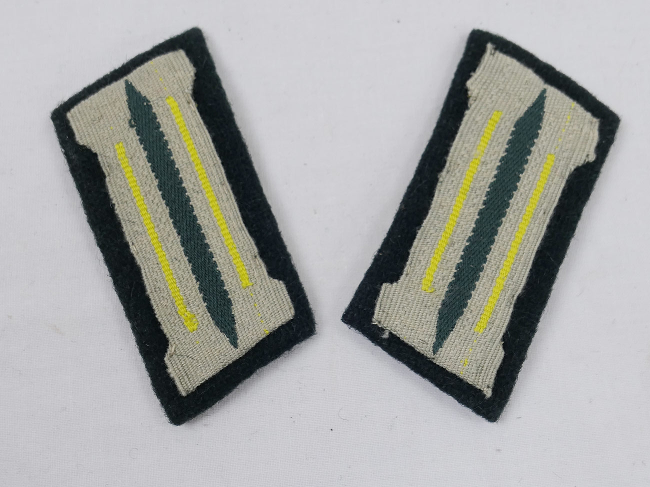 Wehrmacht 1xpair collar mirror Intelligence Service Telecommunications troop copy