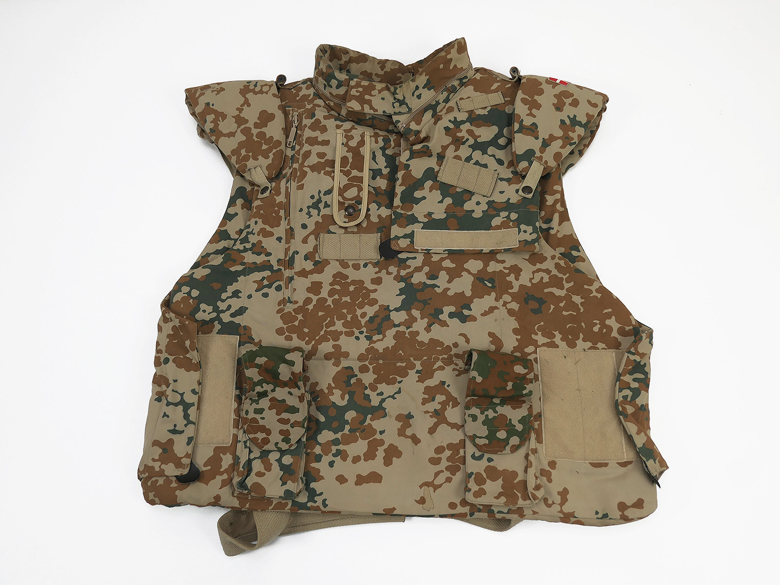 Danish Desert Fragmentation Protective Vest LARGE with Softshell - Fragmentation Protective Vest HMAK Denmark 