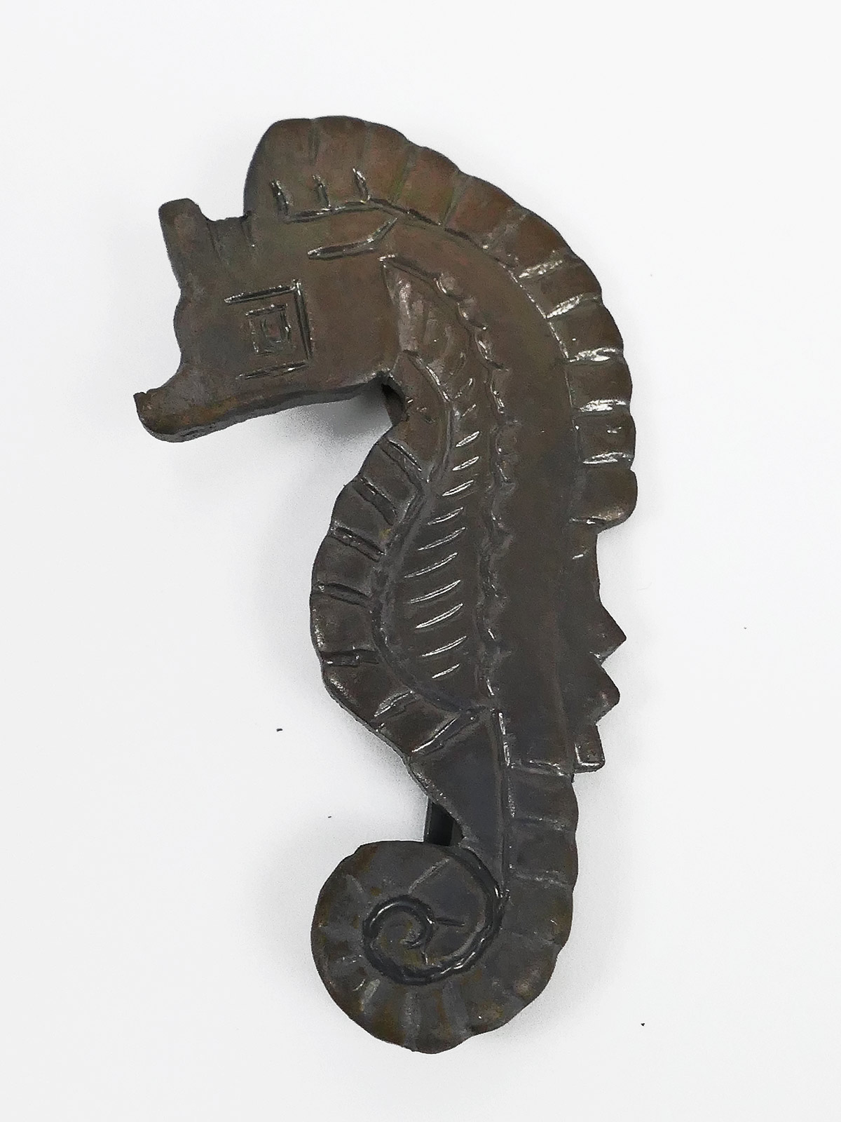 Kriegsmarine cap badge seahorse U-flotilla submarine flotilla badge