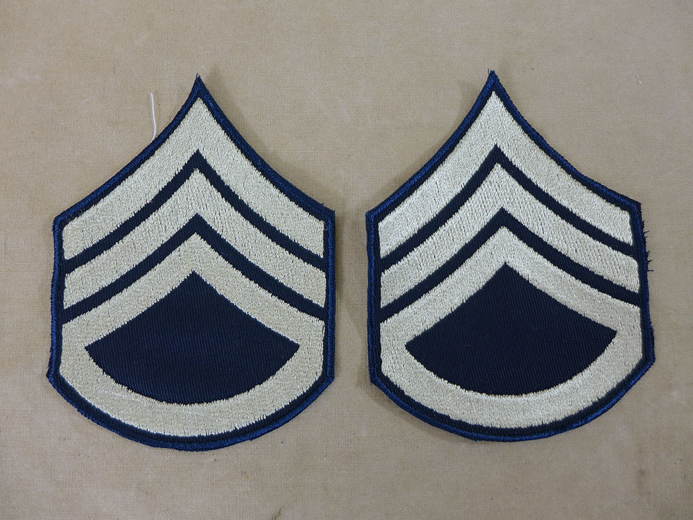 US ARMY WW2 Ranks Badge S/Sgt Staff Sergeant Uniform Rank Badge