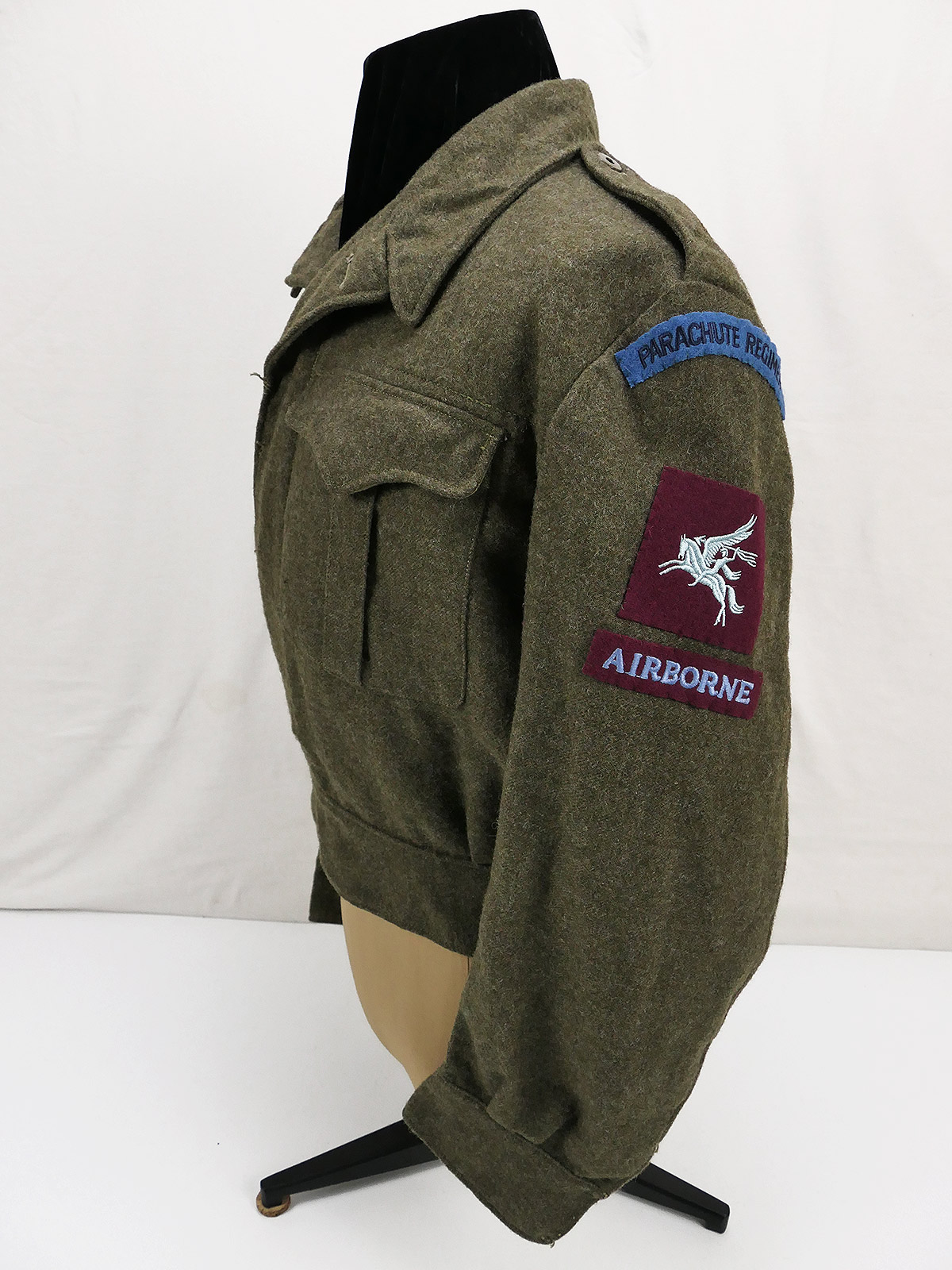British Army BD Battle Dress Blouse Wool Jacket Airborne Parachute Regiment
