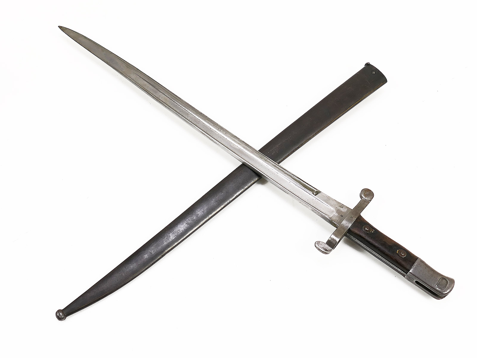 WK1 Austrian M1886 side-mounted bayonet for the Portuguese Kropatschek rifle