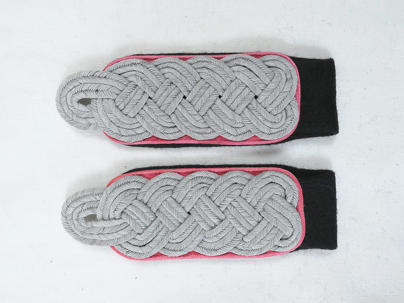 Pair of epaulettes Weapons Elite Panzer Major to sew in Shoulderpieces
