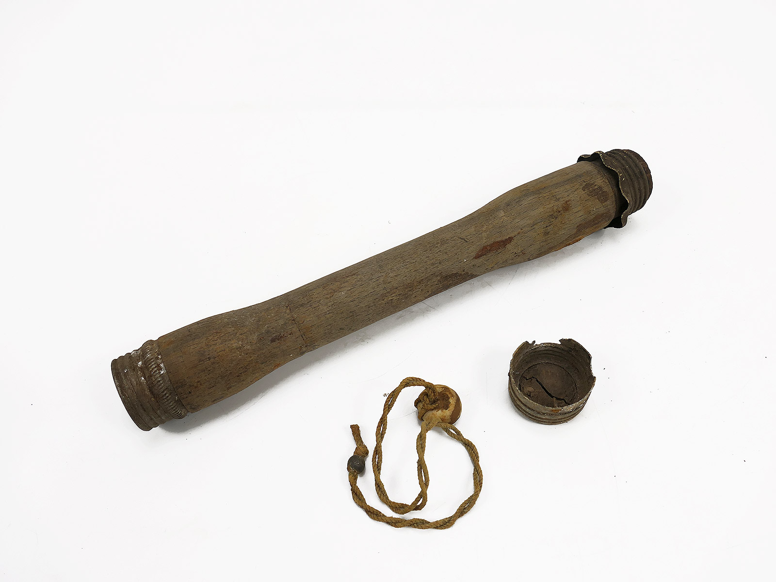 #3 Wehrmacht spare parts deco M24 Stielhandgranate Stiel 1939 cap trigger cord trigger bead restoration