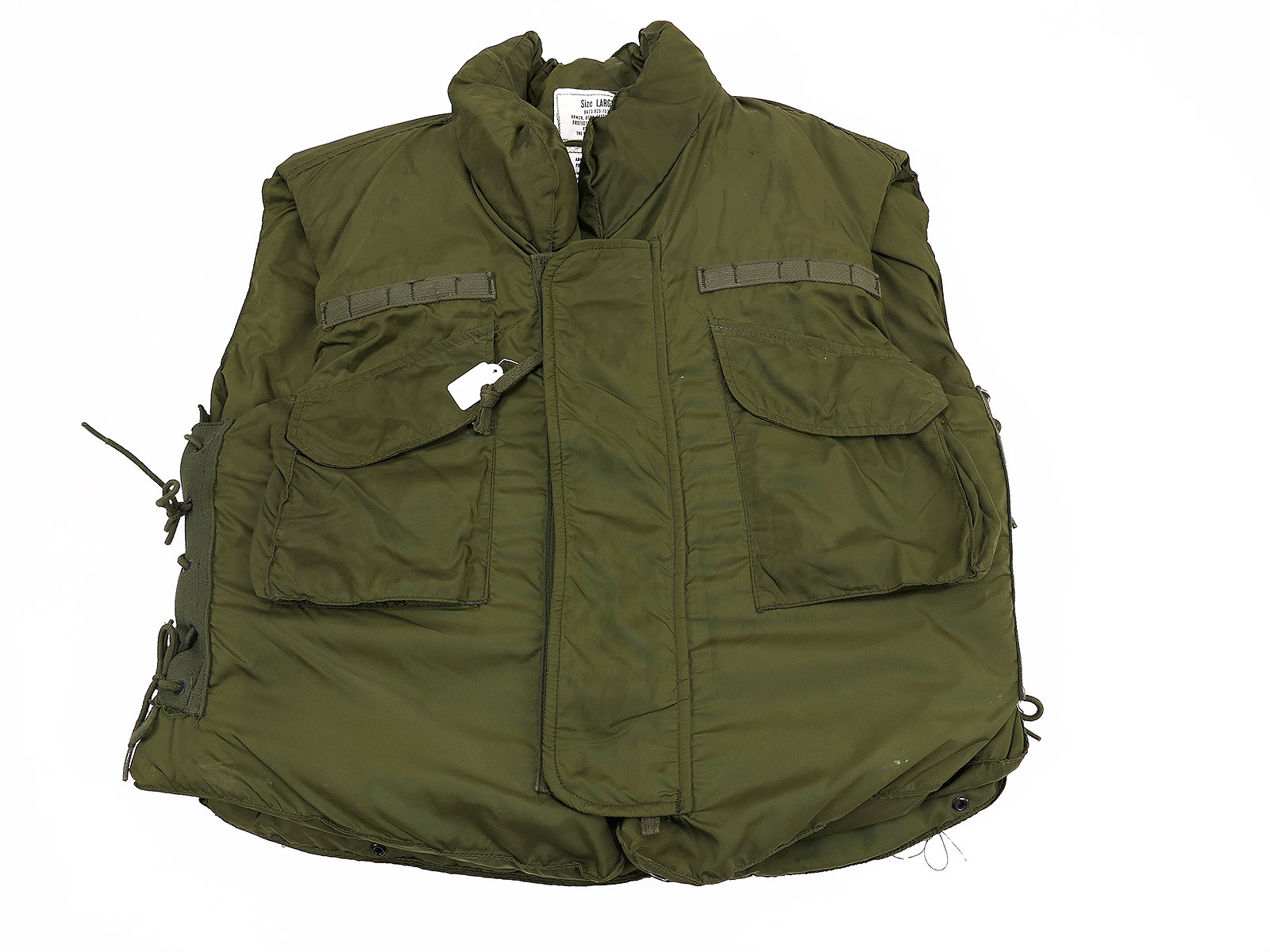 EXCELLENT CONDITION US Vietnam Flak Vest Body Armour 1968 Fragmentation Vest, size LARGE