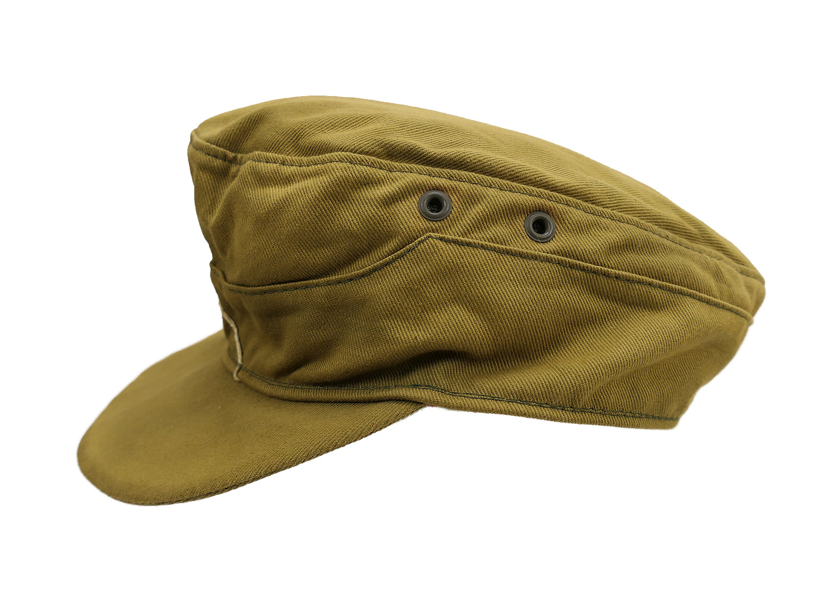 US POW Tropical M43 Field Cap, Afrika Korps Tropical Cap, DAK Size 57, COLLECTION, BATTLE-WORN