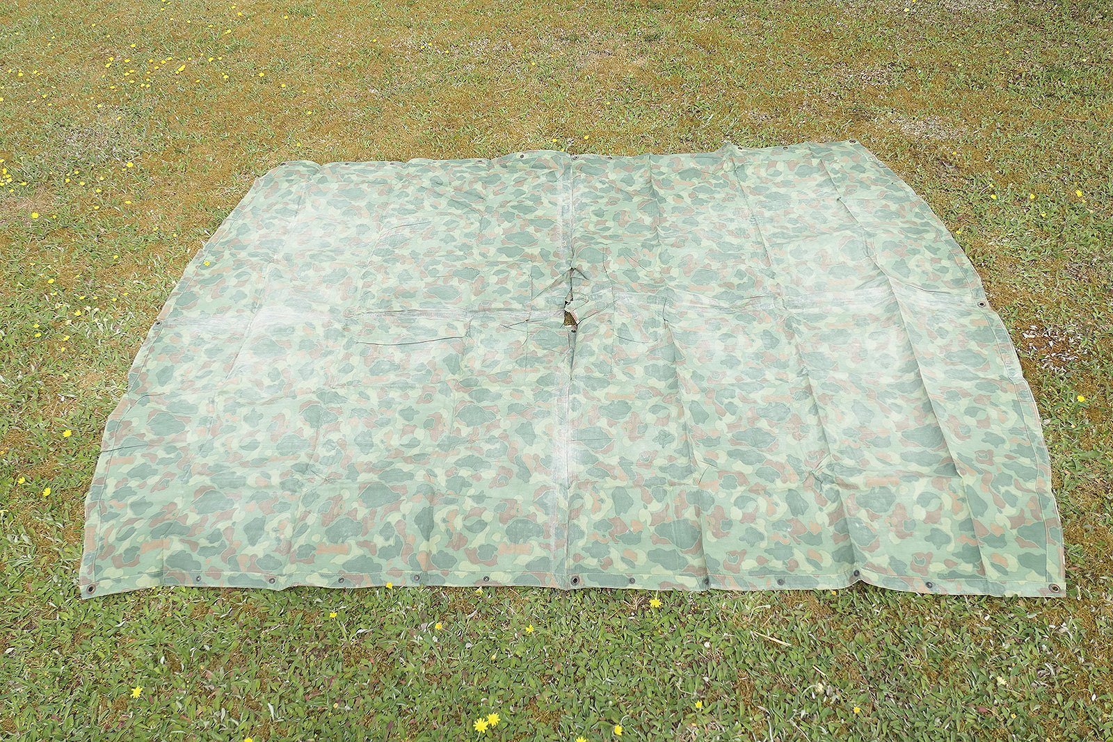 #AE USMC MARINES WW2 Pacific Poncho camouflage 1945 Duck hunter Jungle shelter