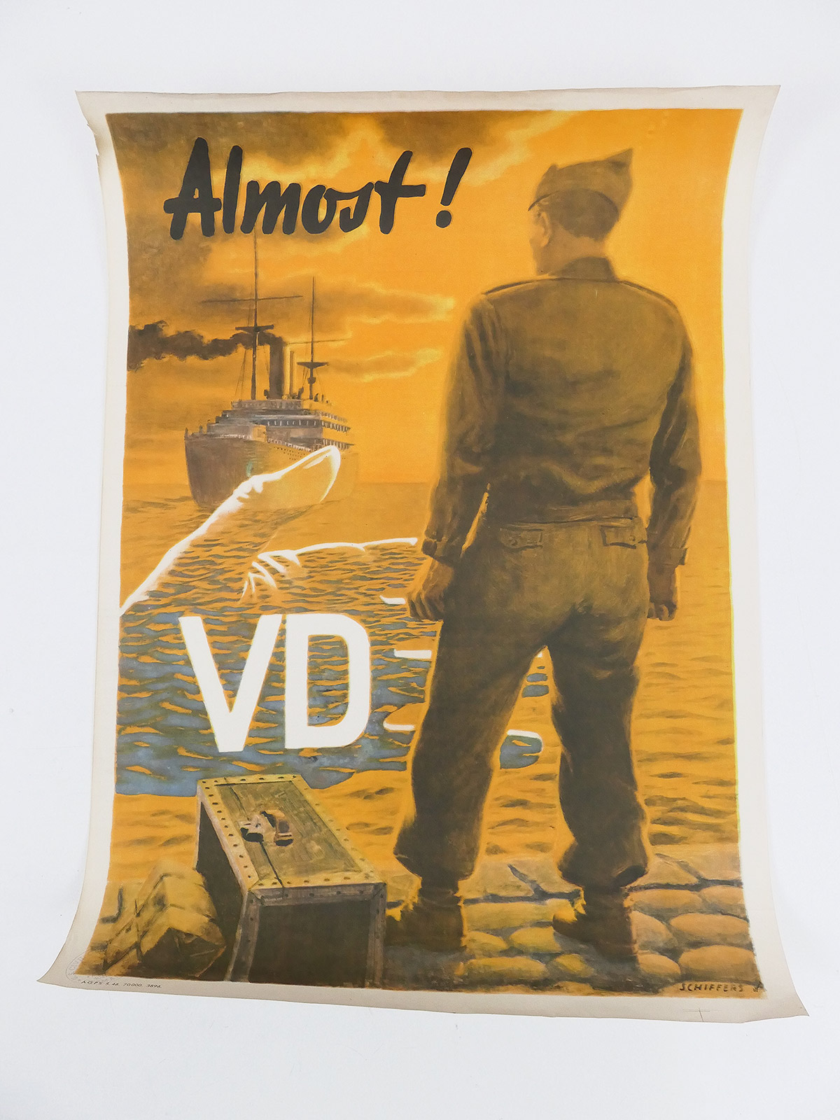 #02 WW2 Military Poster Poster US Army Barracks VD Venereal Disease venereal disease