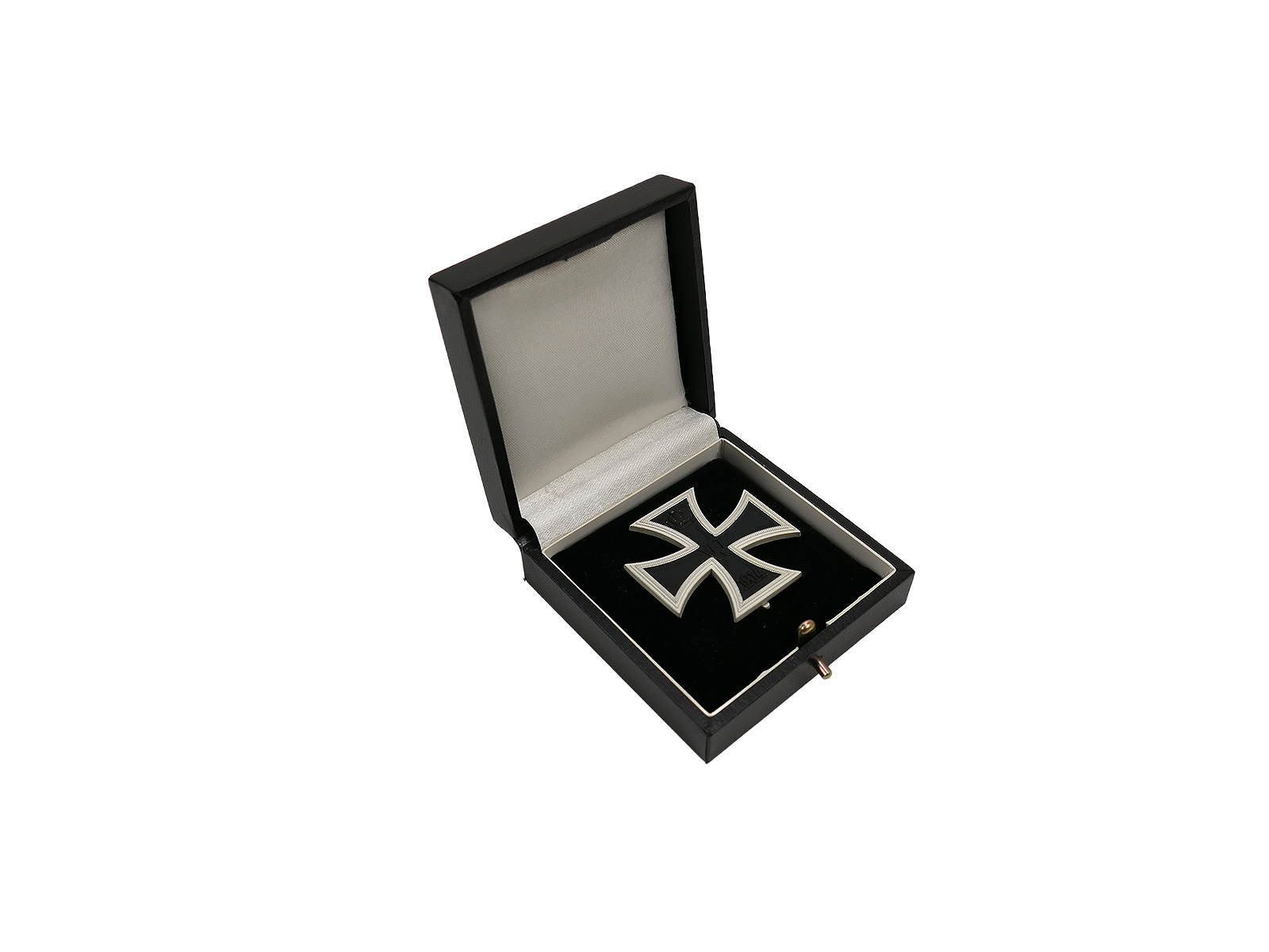 SET WK1 Iron Cross 1st Class 1914 EK1 on pin with case / presentation case