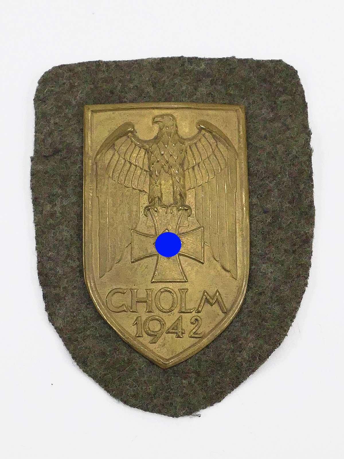 Wehrmacht sleeve shield Cholm 1942 Cholm shield badge field blouse TOP!