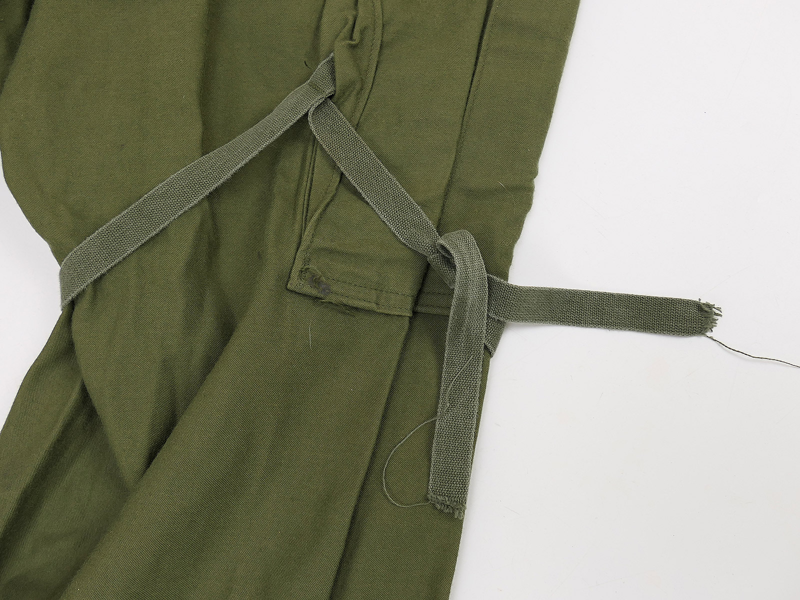 One-off vintage original US Army M-1965 Field Trousers (Cold Weather) – size MEDIUM, dated 1974
