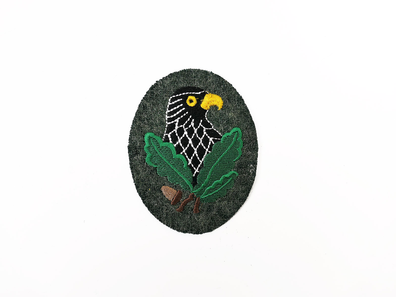 Sniper badge 3rd level embroidered on green cloth sleeve badge