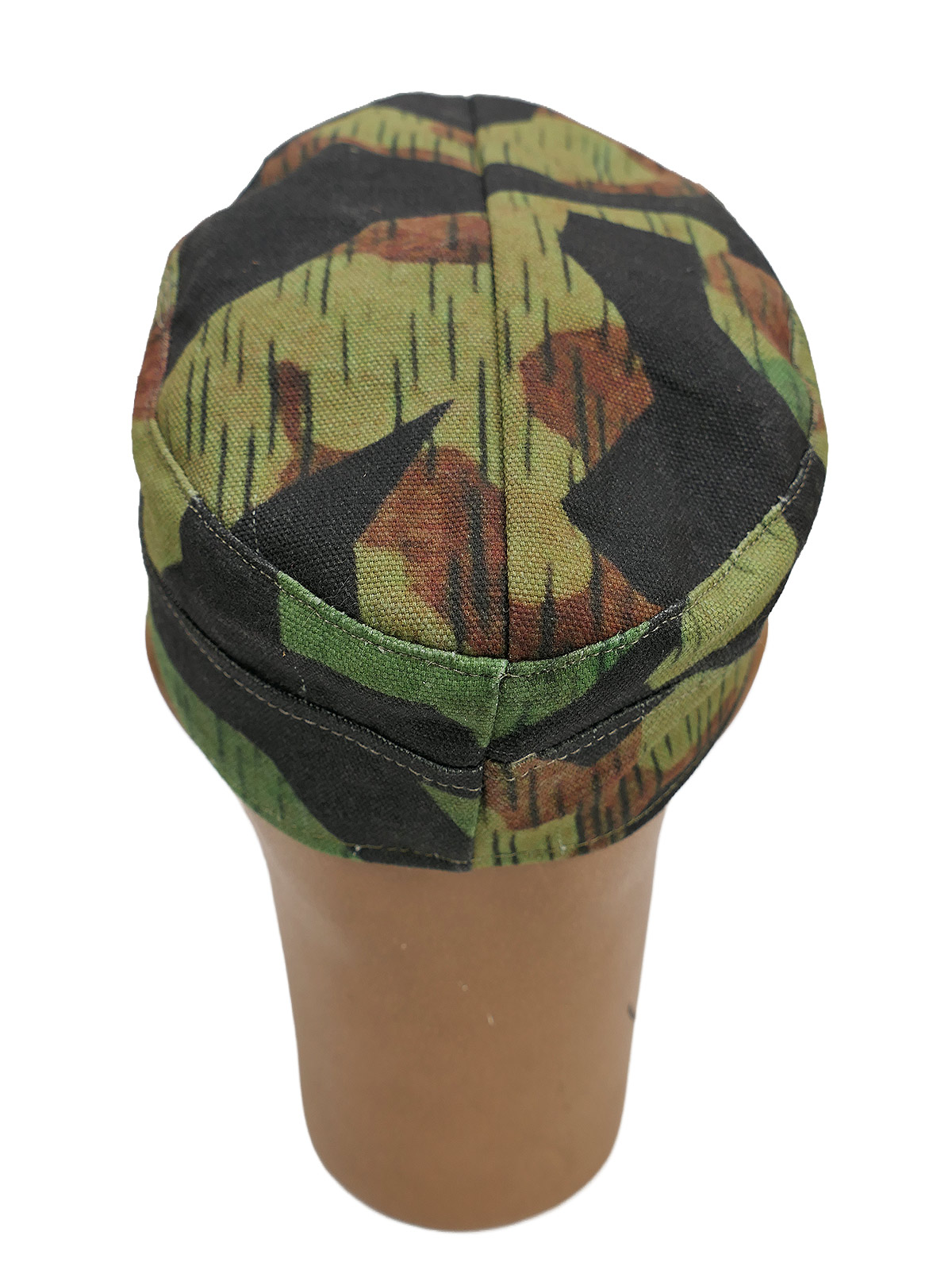 Late War camouflage cap, field cap, size 58, ‘Carbon Overprint’ camouflage overprint