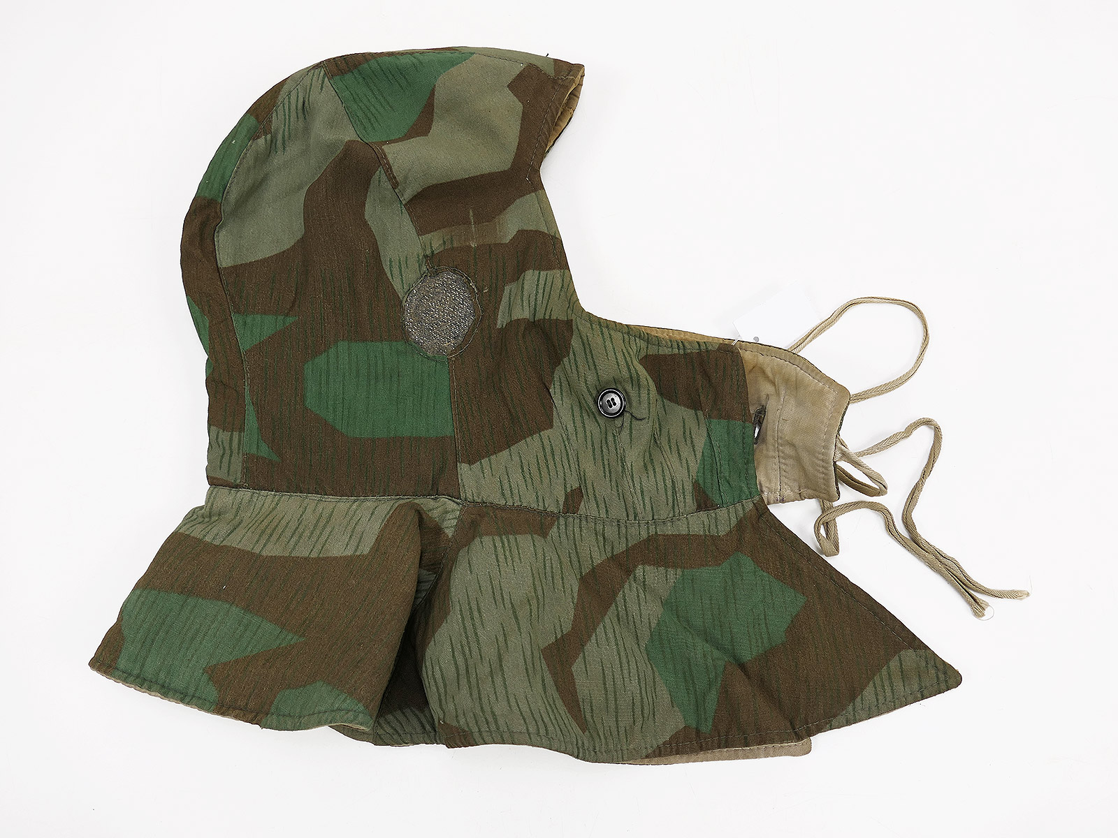 Original WW2 Wehrmacht winter balaclava, splinter camouflage / white reversible balaclava, winter reversible jacket COLLECTION