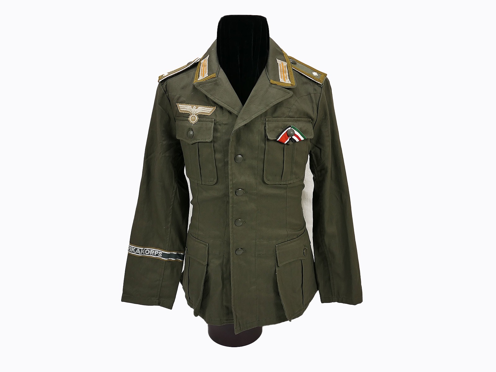 Afrikakorps army tropical blouse field blouse M40 uniform sergeant DAK size 48 from collection liquidation