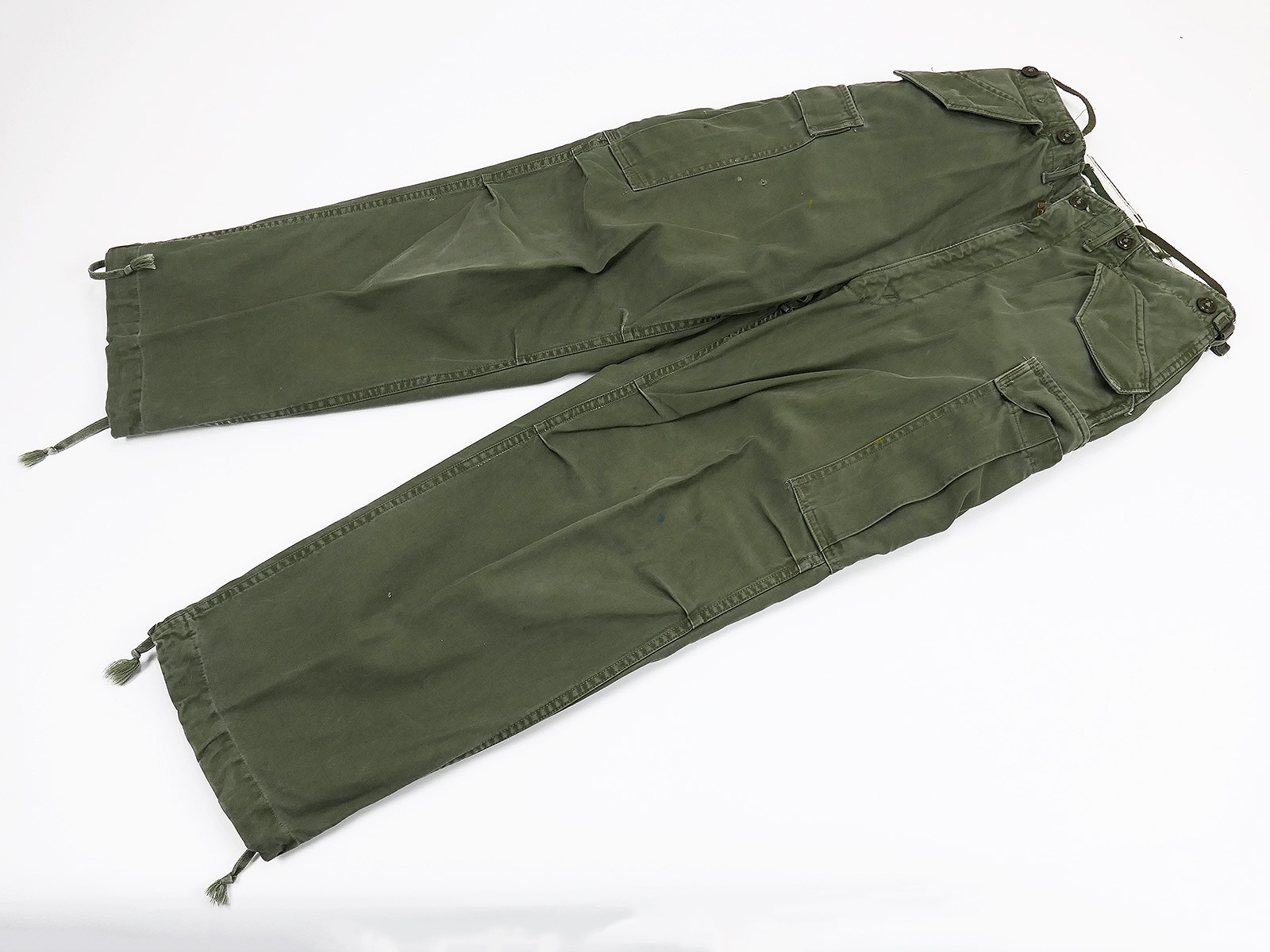 Vintage US ARMY Korea Vietnam M-51 Field Trousers OG 107 Field Trousers Size Small *Elvis*