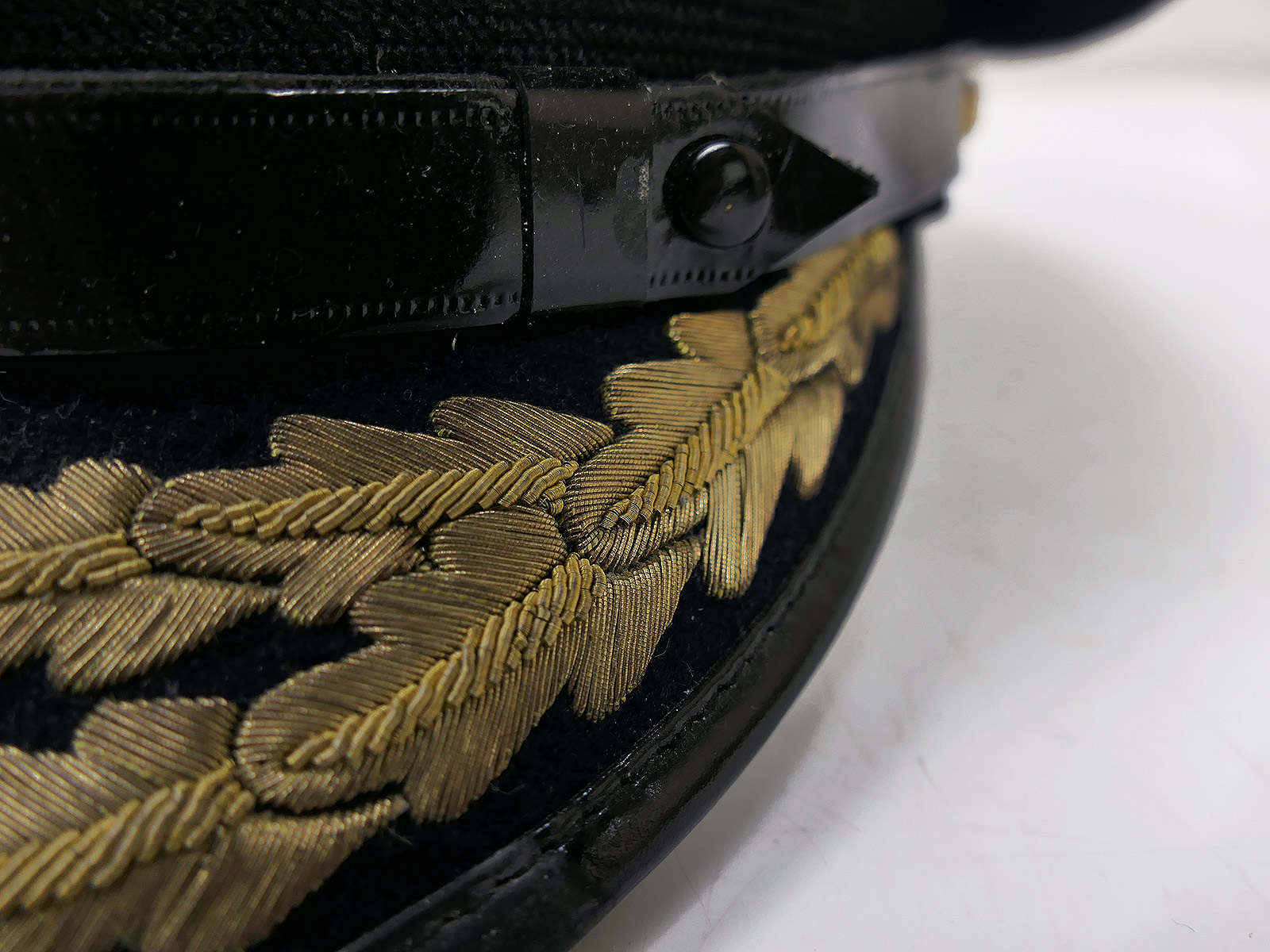 Antique naval cap ‘ADMIRAL’ with original trimmings (cap eagle and cockade) COLLECTION