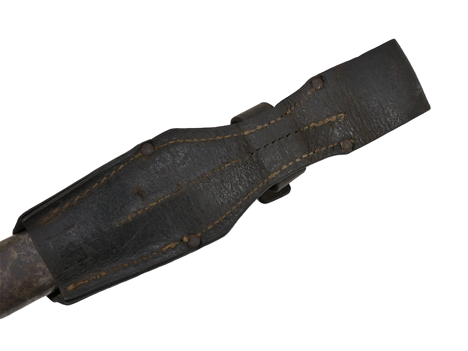 Wehrmacht M84/98 K98 bayonet / S/155 sidearm with belt loop – BATTLE WORN