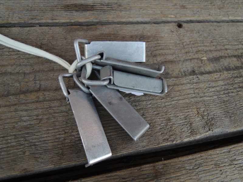 belt loop aluminium German Armed Forces belt carrying aid 70's